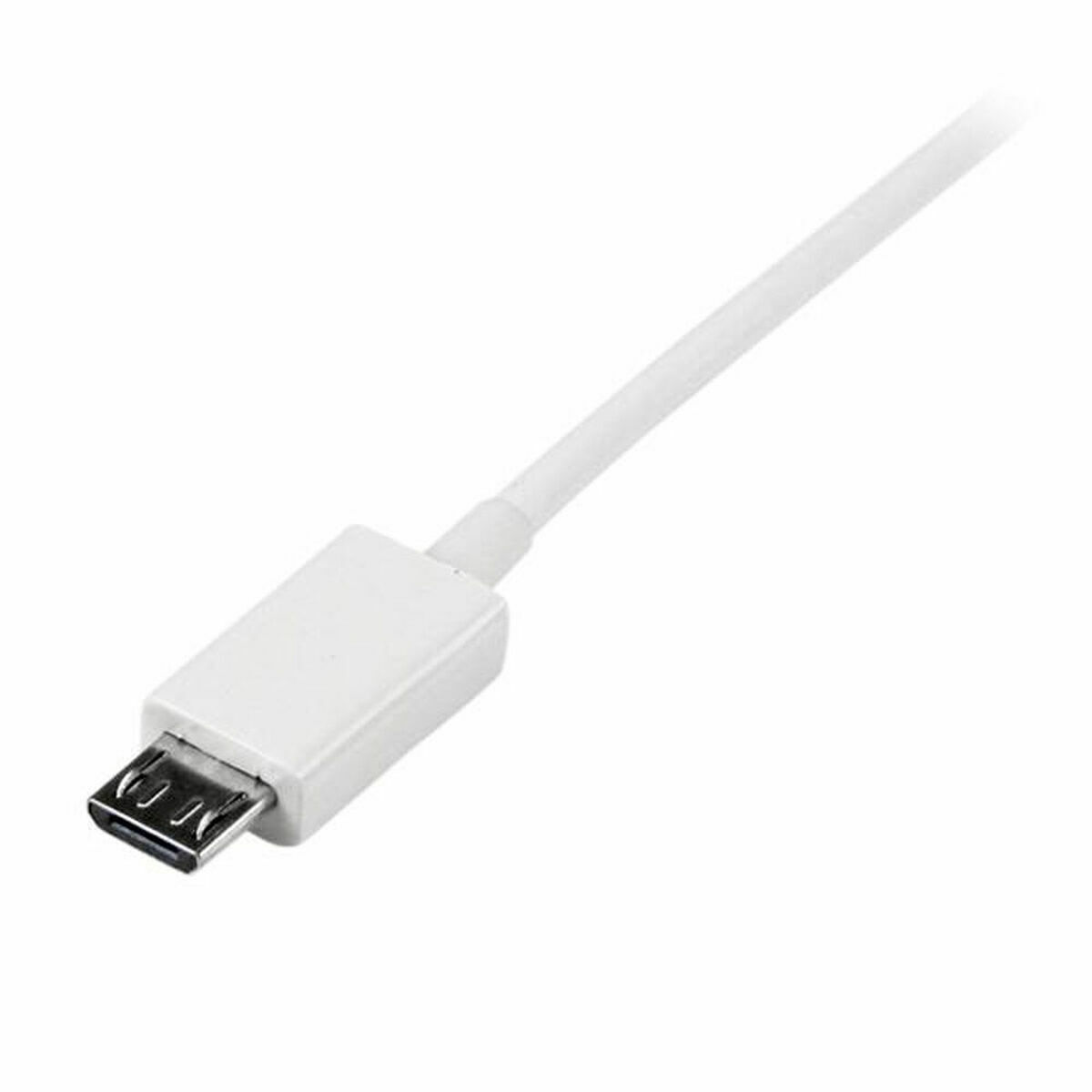 Універсальний кабель USB-MicroUSB Startech USBPAUB1MW Білий 1 m-2