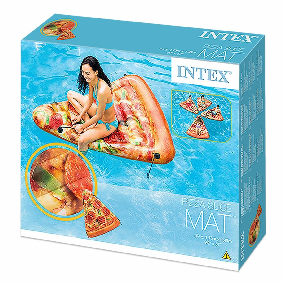 Надувной матрас Intex Pizza 58752 Pizza 175 x 145 cm-3