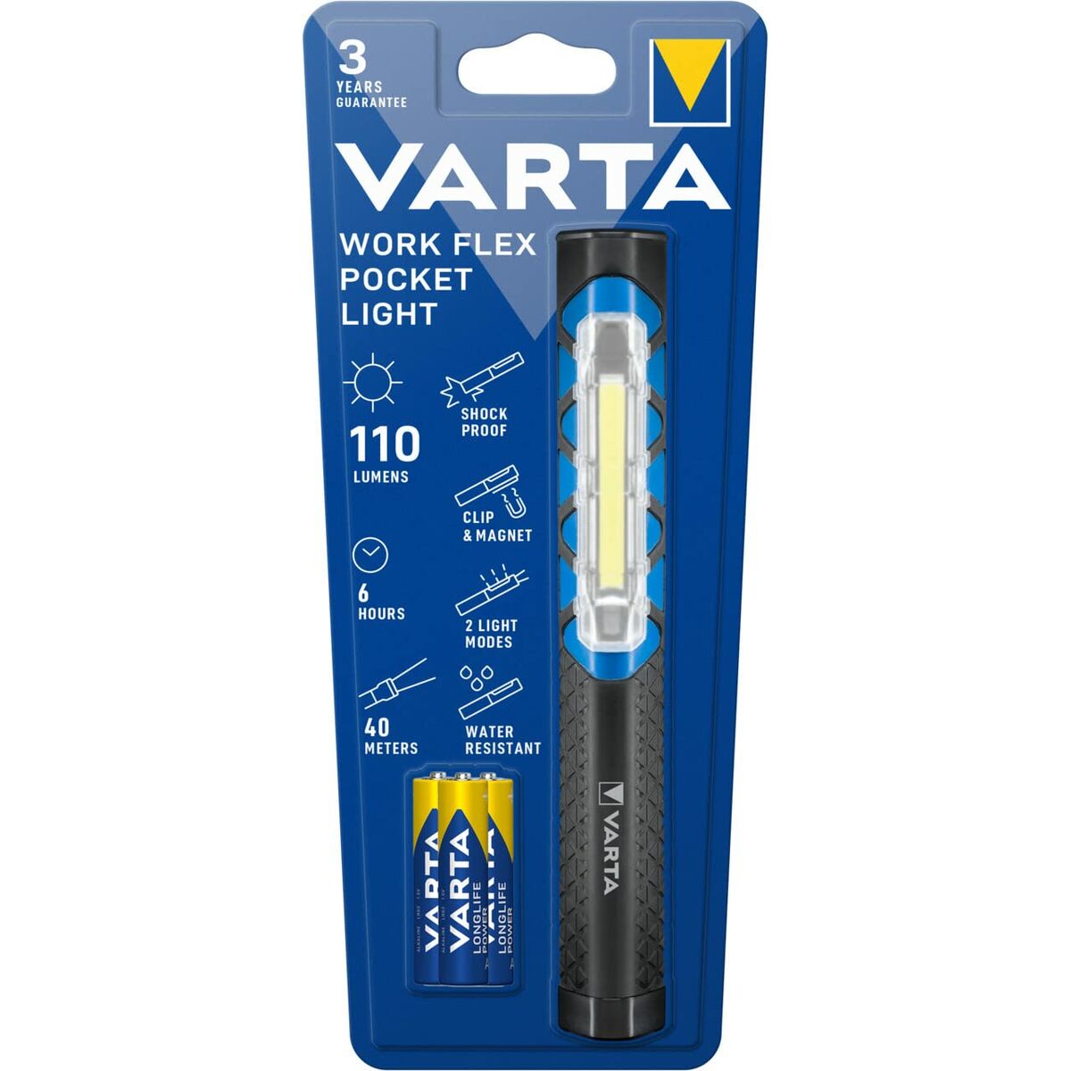 Фонарь Varta Work Flex Pocket Light 1,5 W 110 Lm-4