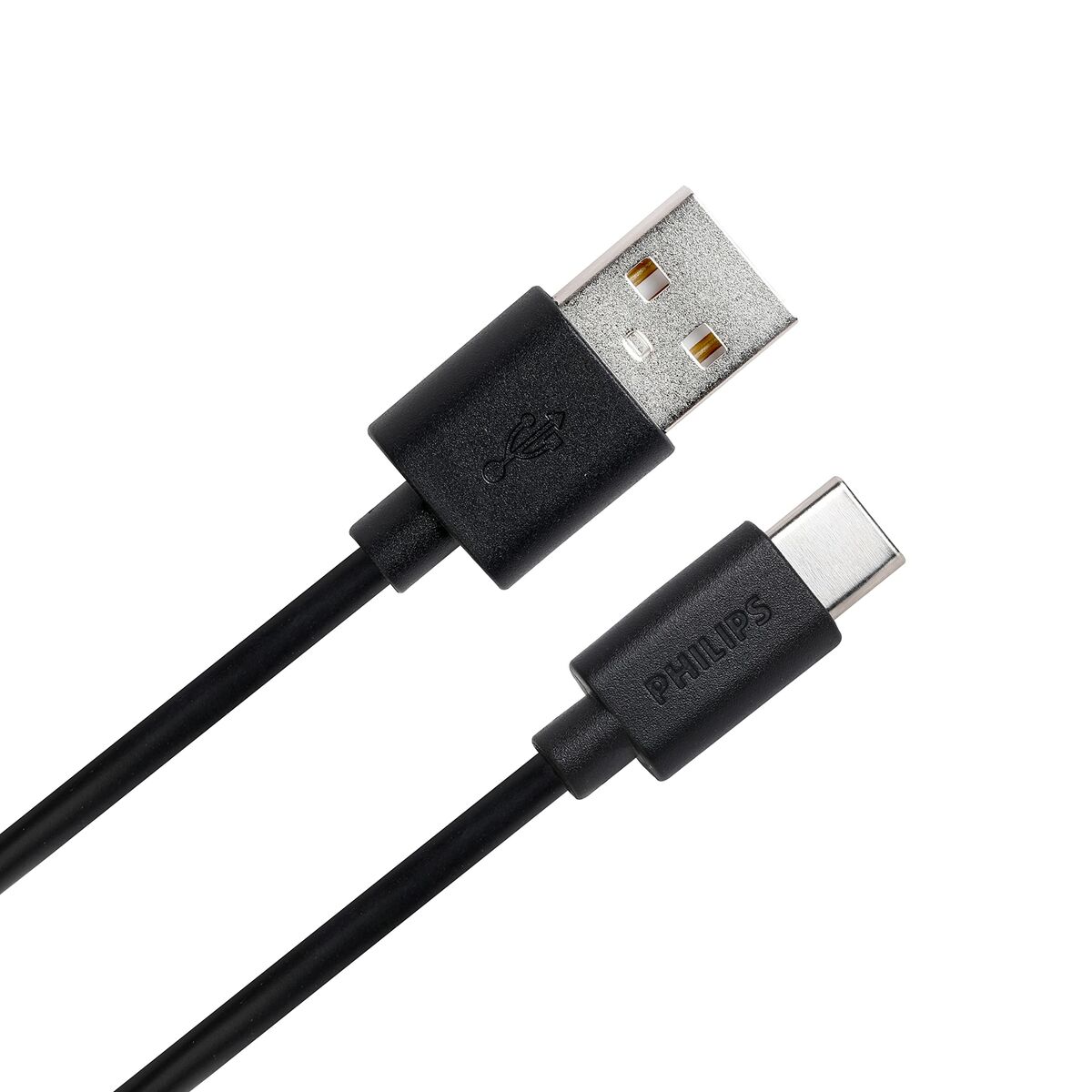 Cabo USB A - USB C Philips DLC3104A/00 Carregamento rápido 1,2 m Preto-2