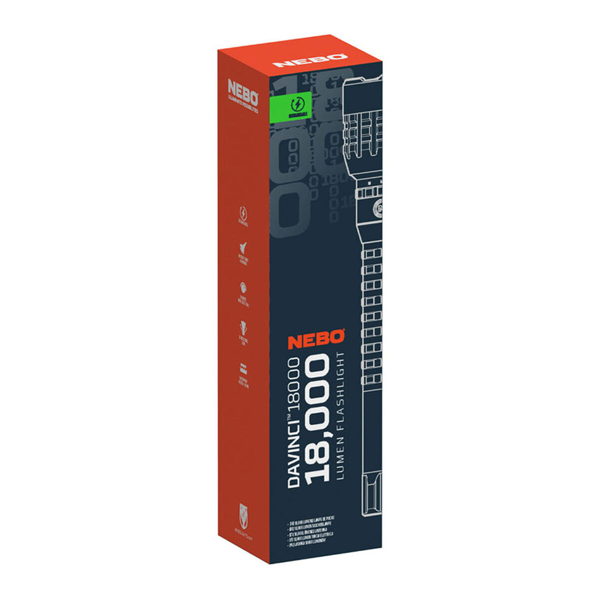 Перезаряжаемый светодиодный фонарик Nebo Davinci™ 18000 18000 Lm-2