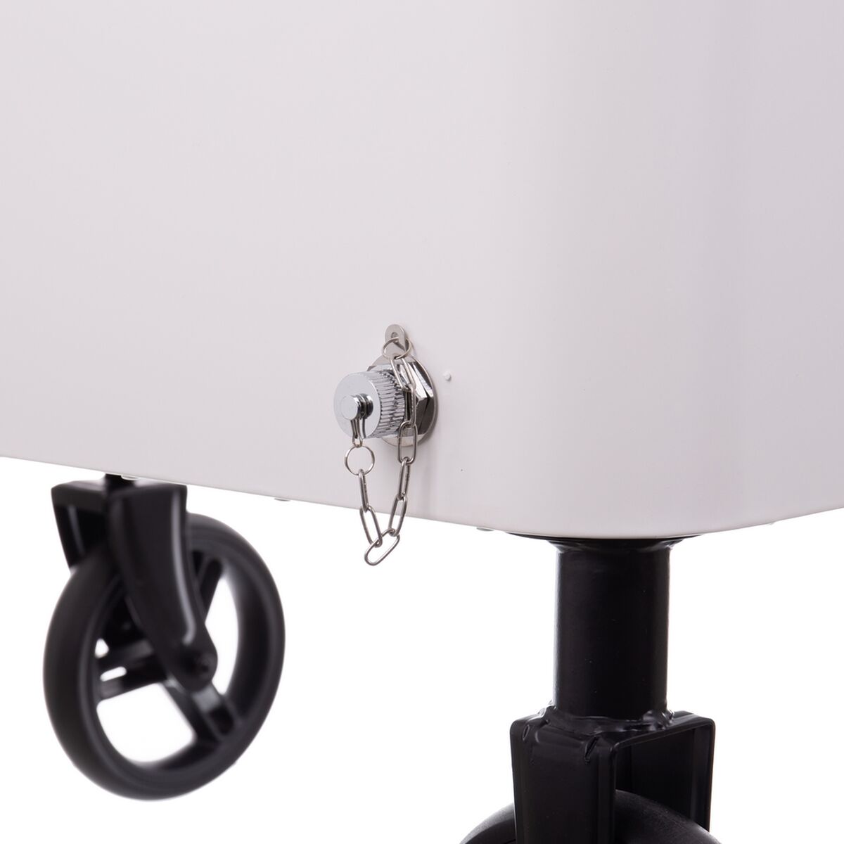 Portable Refrigerator Fresh White Metal Steel Polypropylene 66 x 35 x 60 cm-7