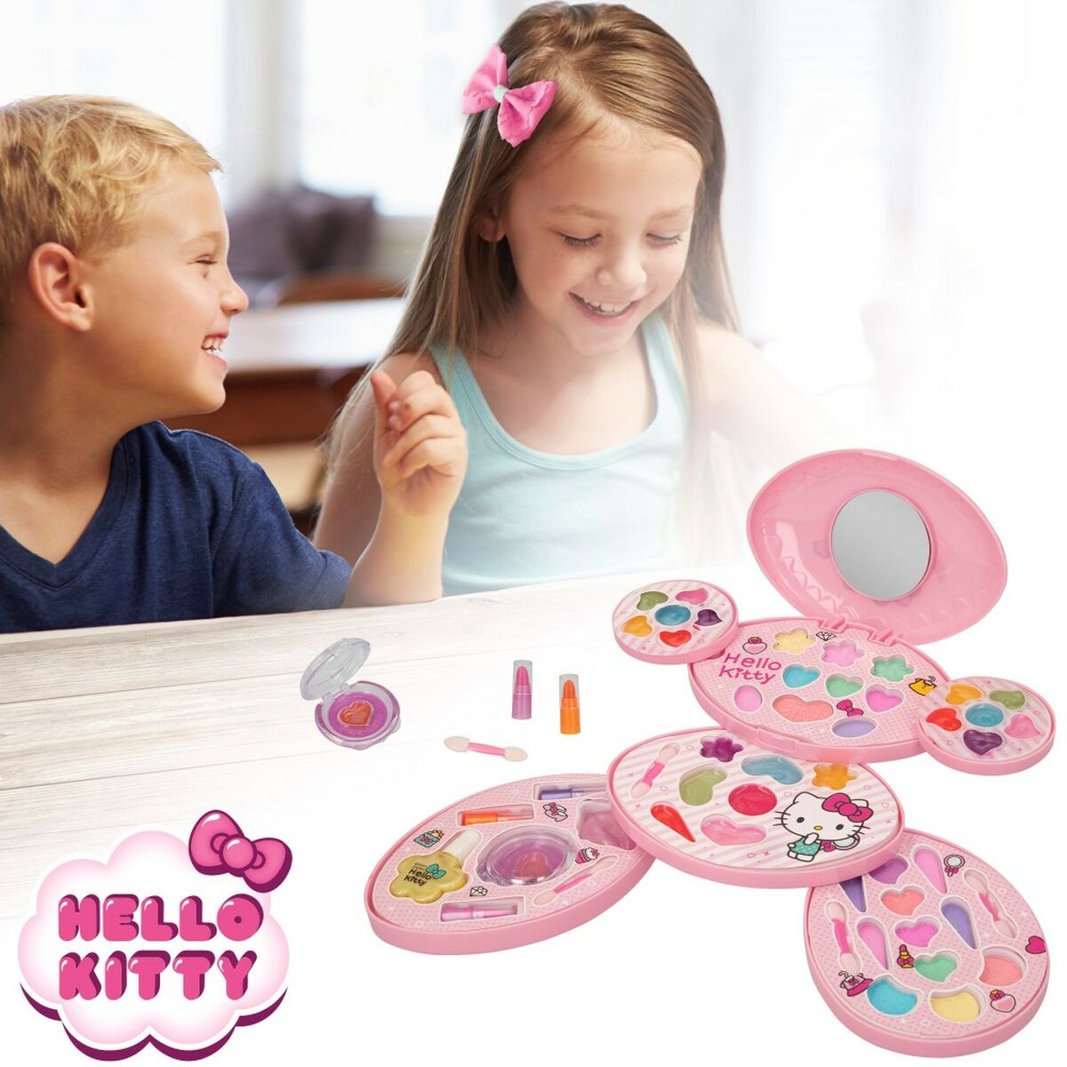 Hello Kitty Kids Makeup Set 15.5 x 7 x 10.5 cm 6 pieces-2