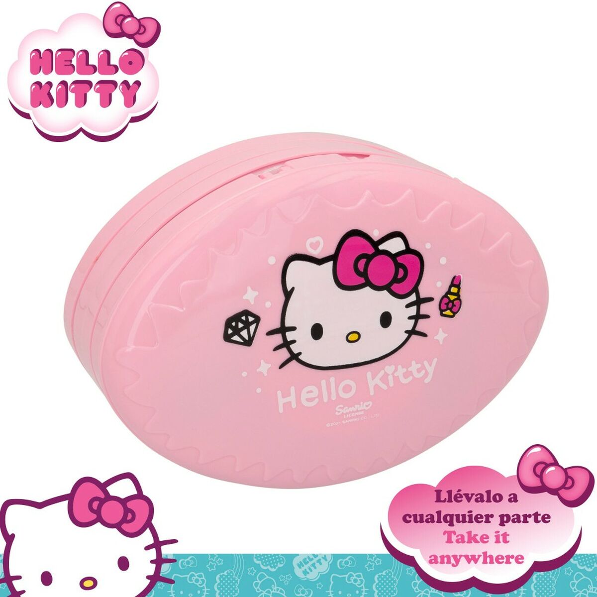 Hello Kitty Kids Makeup Set 15.5 x 7 x 10.5 cm 6 pieces-7