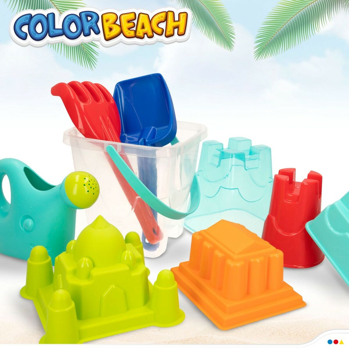 Набор пляжных игрушек Colorbaby полипропилен (12 штук)-6