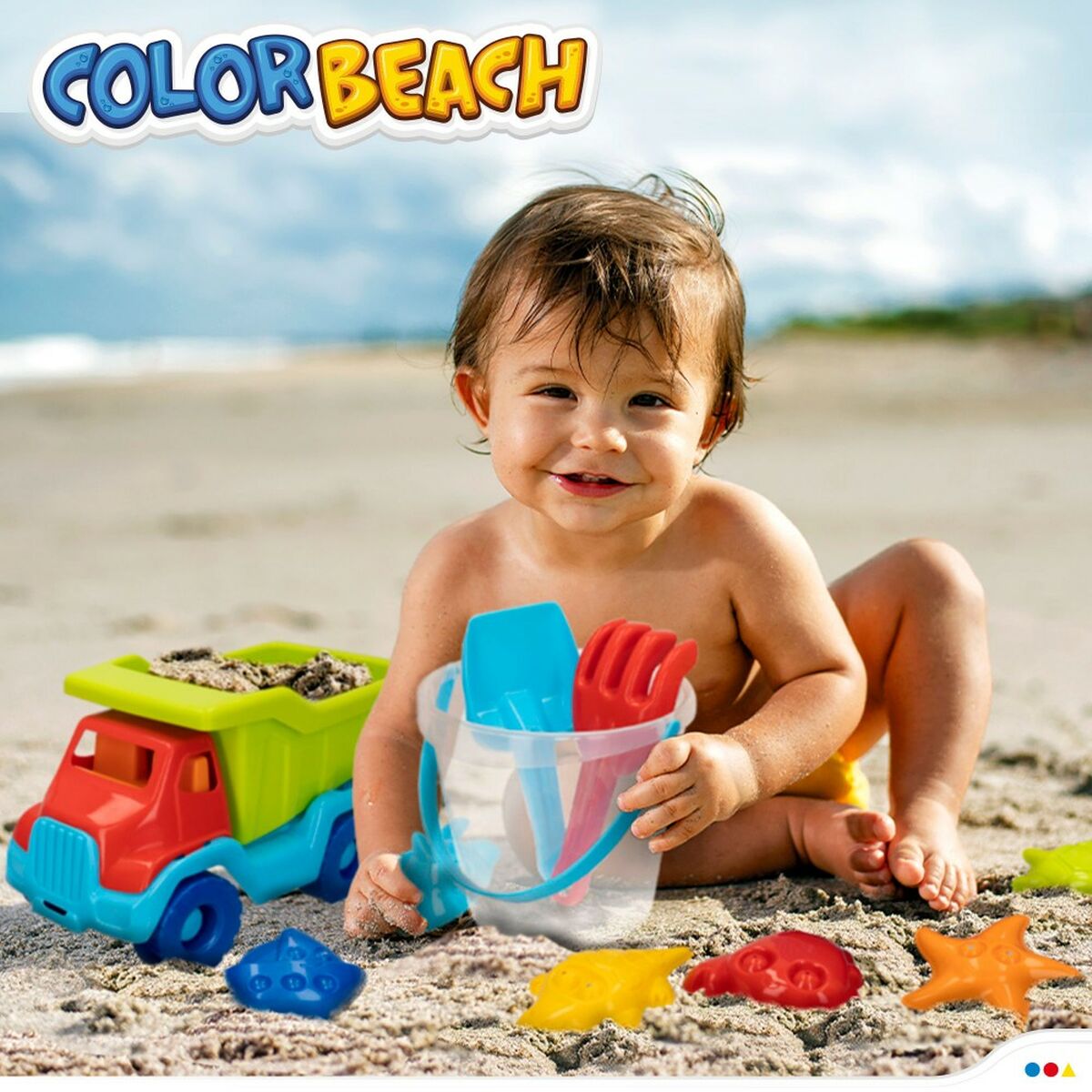 Набор пляжных игрушек Colorbaby полипропилен (8 штук)-3