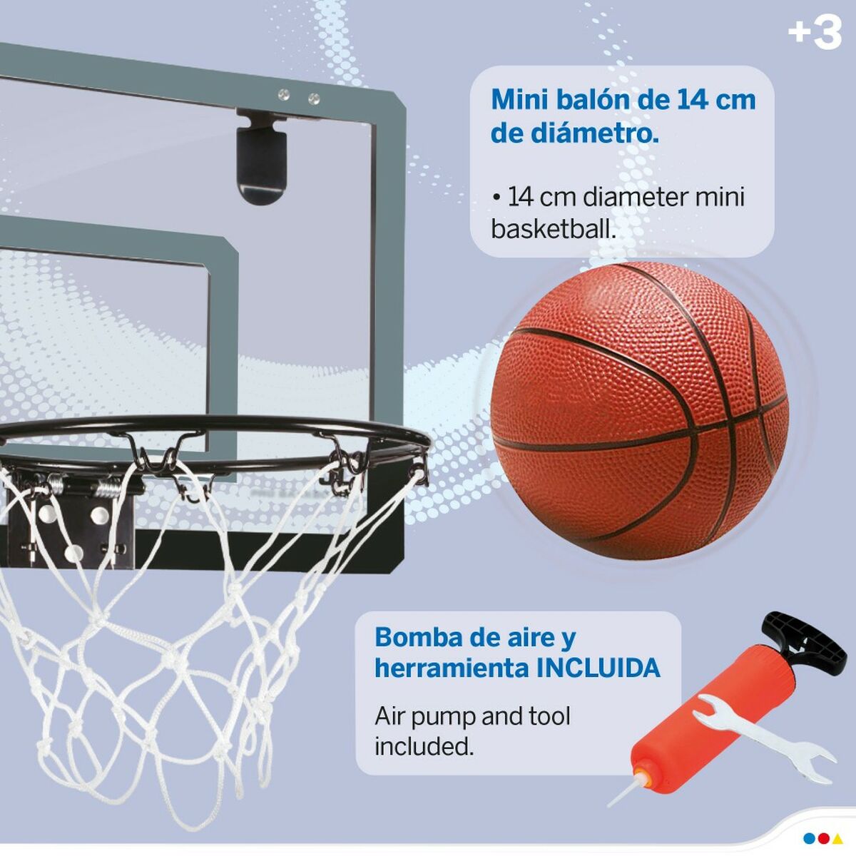 Баскетбольная корзина Colorbaby Sport 45,5 x 30,5 x 41 cm (2 штук)-3