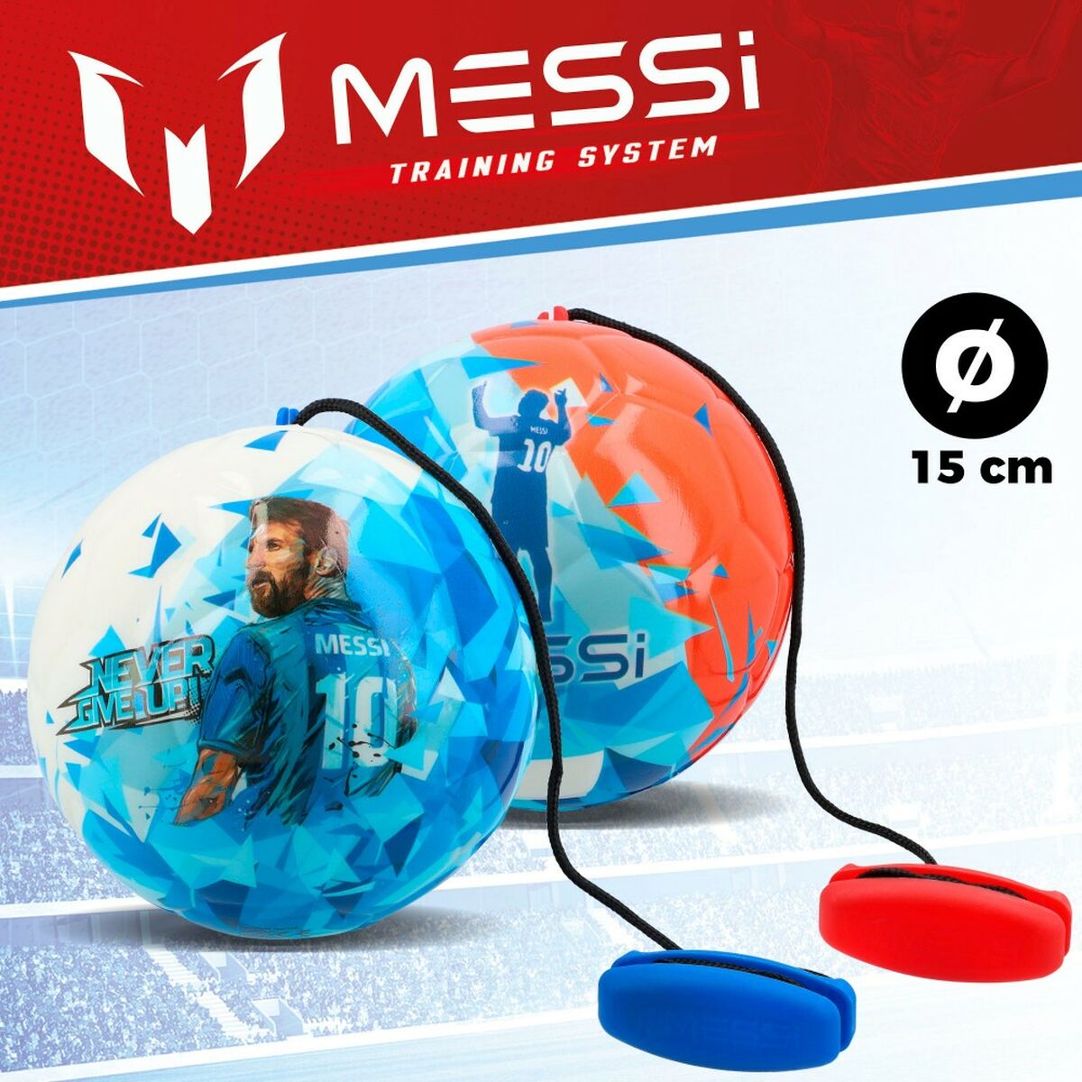 Футбольный мяч Messi Training System Веревка обучение Полиуретан (4 штук)-4