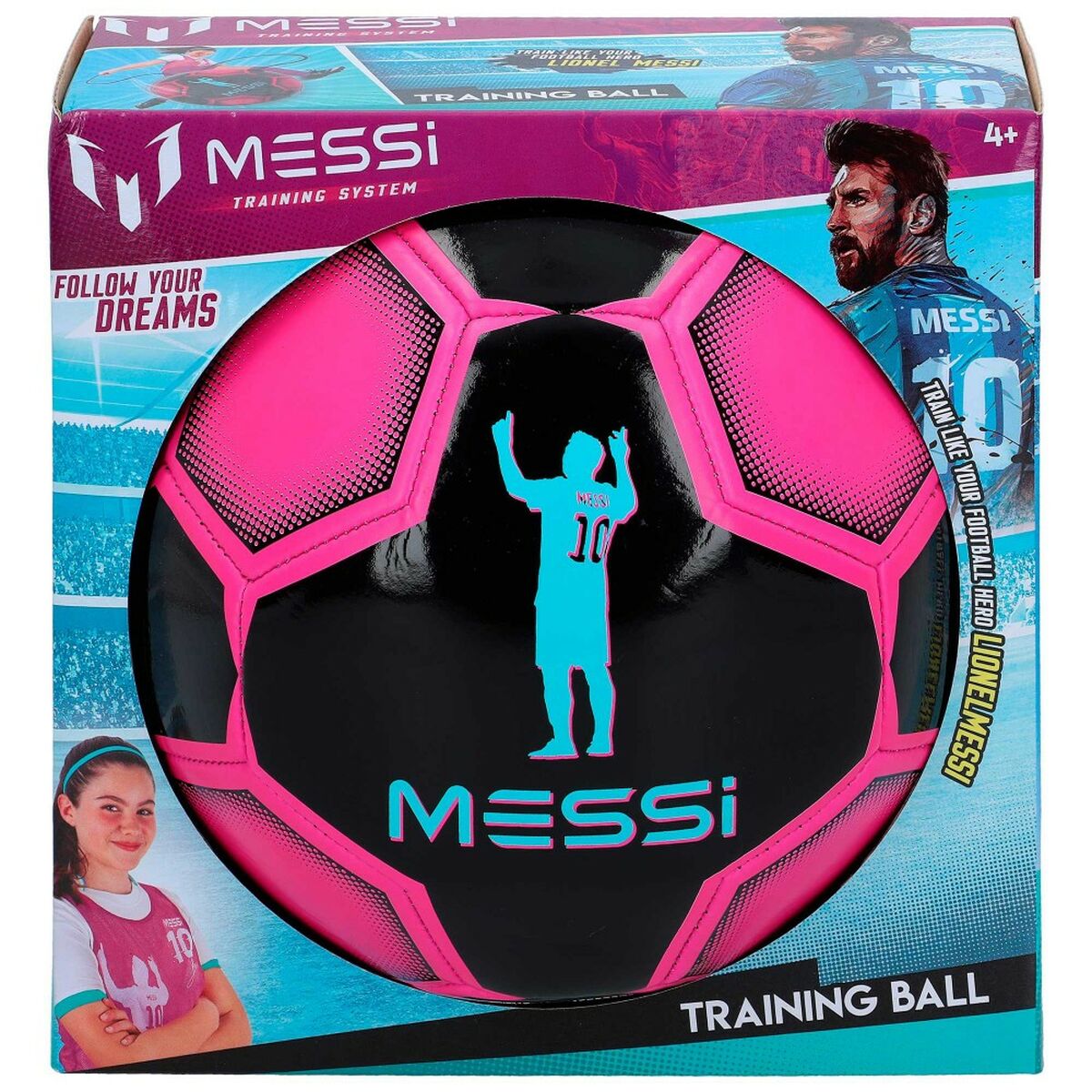 Футбольный мяч Messi Training System Веревка обучение Полиуретан (4 штук)-3