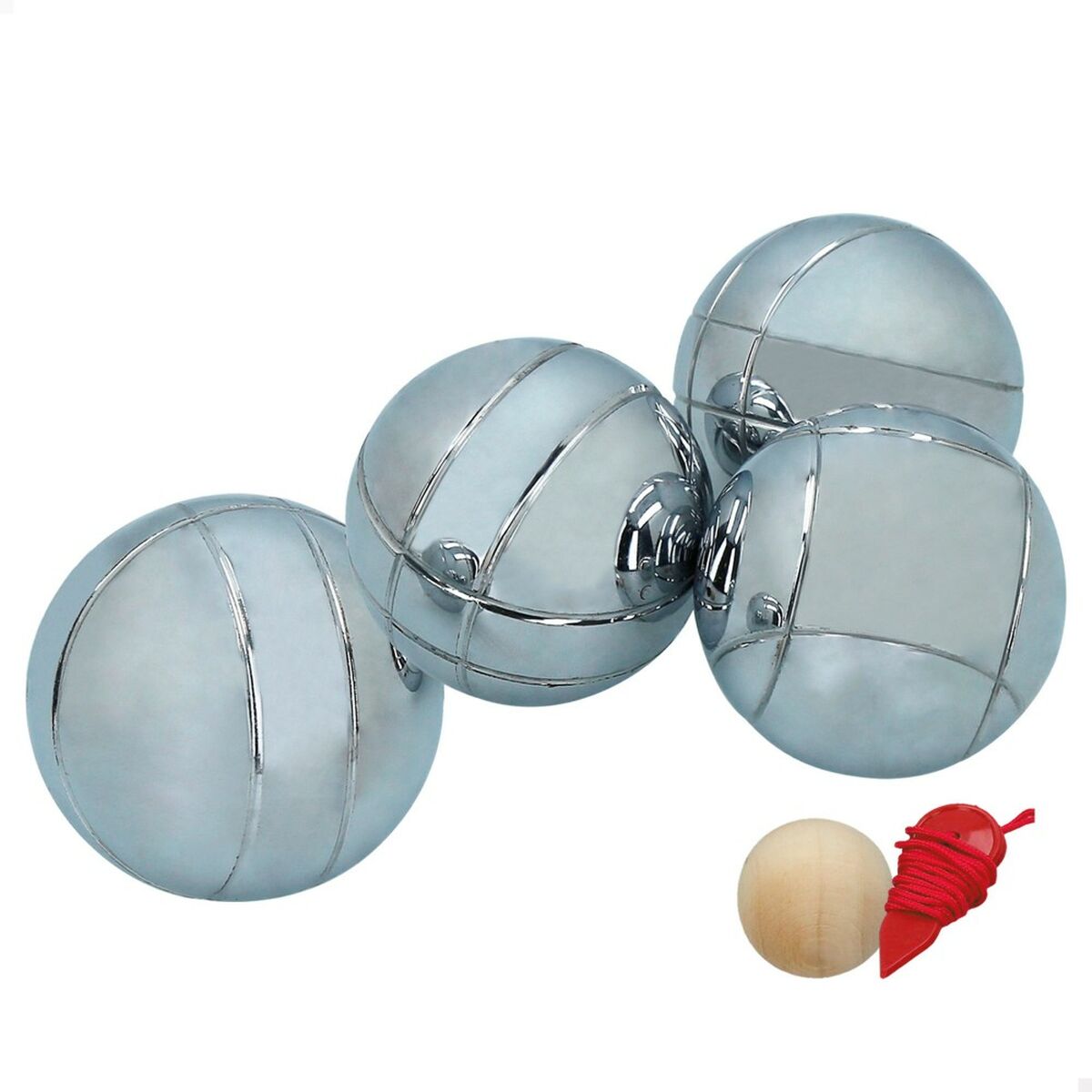 Game of petanque Aktive Metal (6 pieces)-2