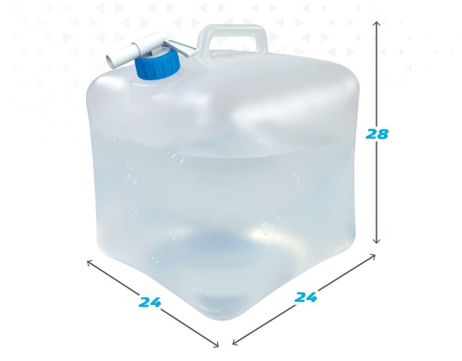Бутылка с водой Aktive полиэтилен 15 L 24 x 28 x 24 cm (12 штук)-6