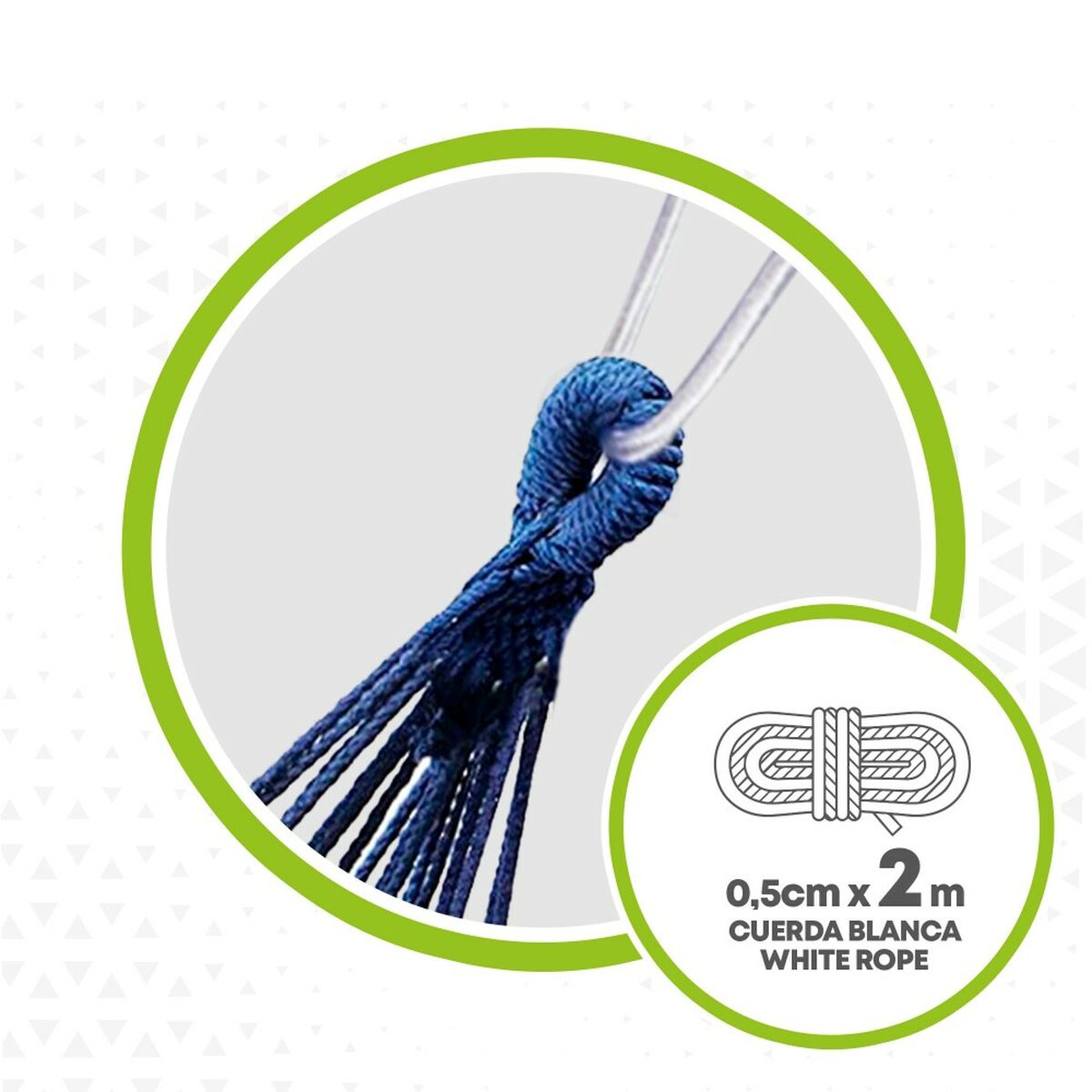 Гамак Aktive Синий 200 x 0,4 x 100 cm (6 штук)-5