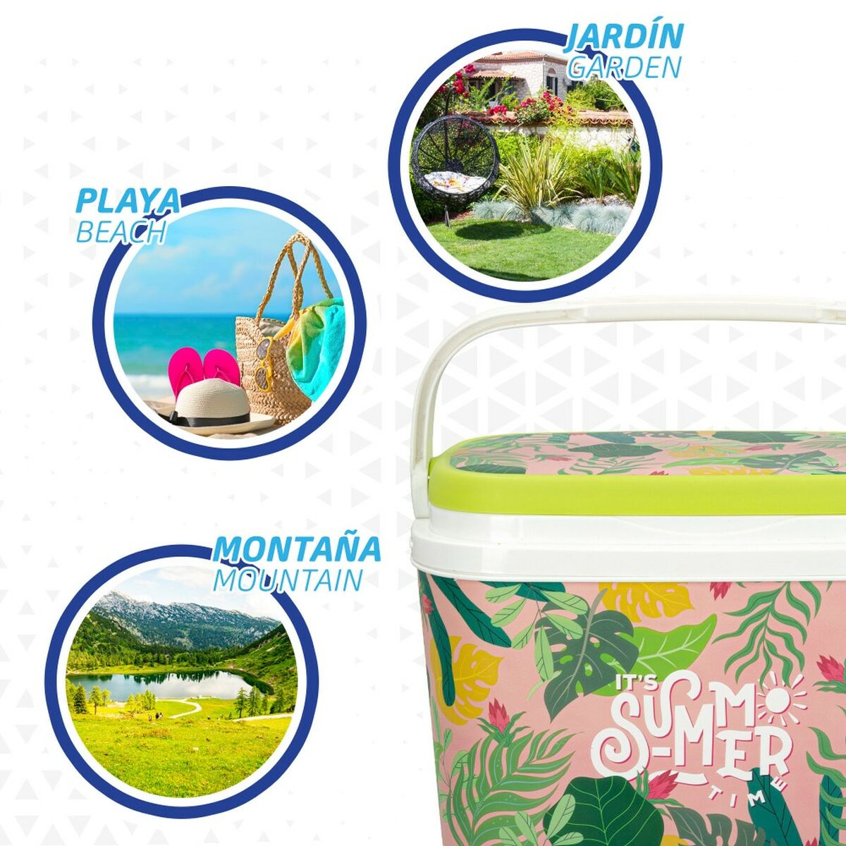 Набор для настольного тенниса Aktive Summer tropical Пластик 6 L 29 x 20 x 19,5 cm (8 штук)-6