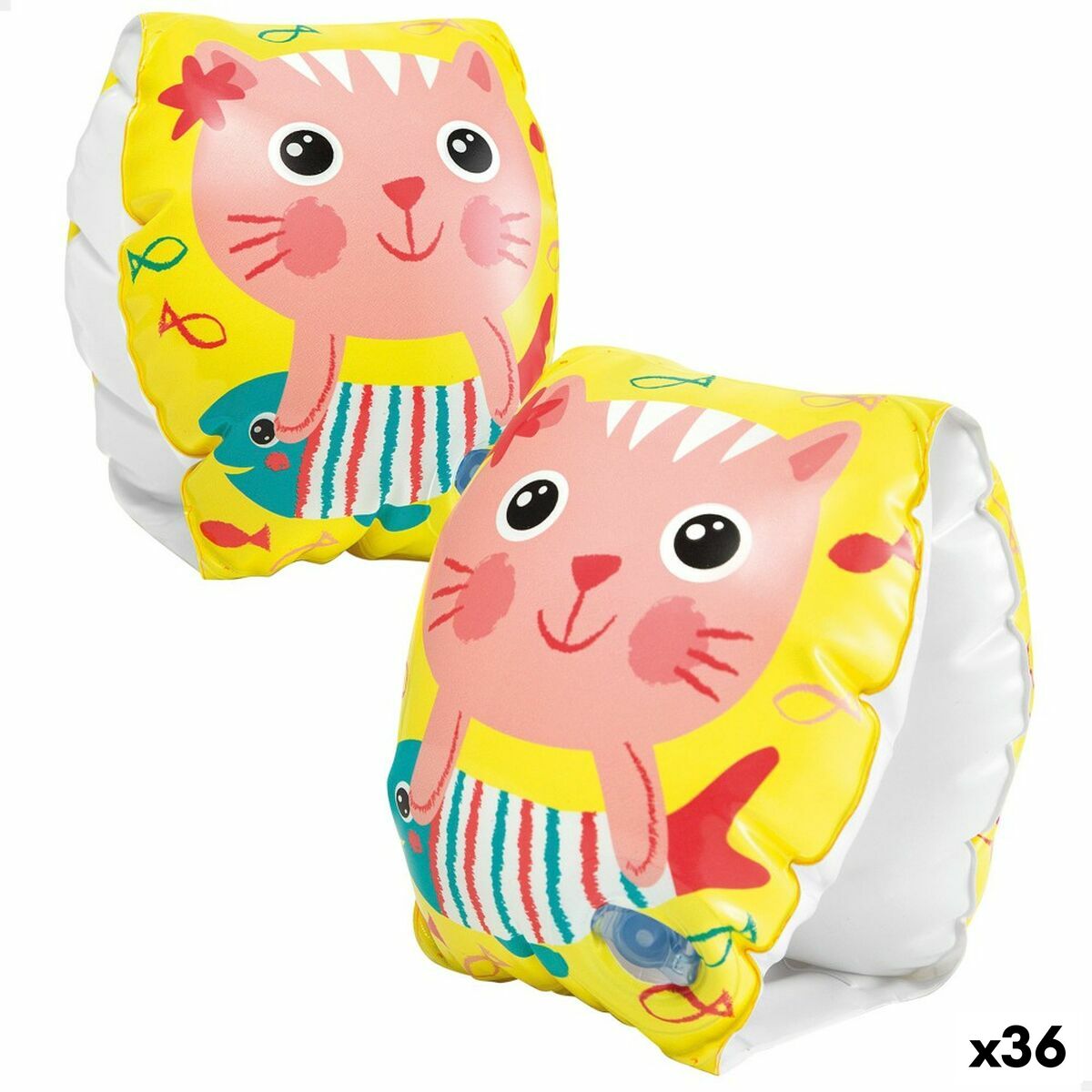Меховая муфта Intex кот 12,5 x 13 x 12,5 cm (36 штук)-3