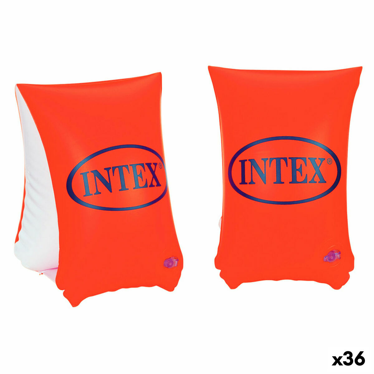Меховая муфта Intex неон Красный 30 x 15 cm (36 штук)-2