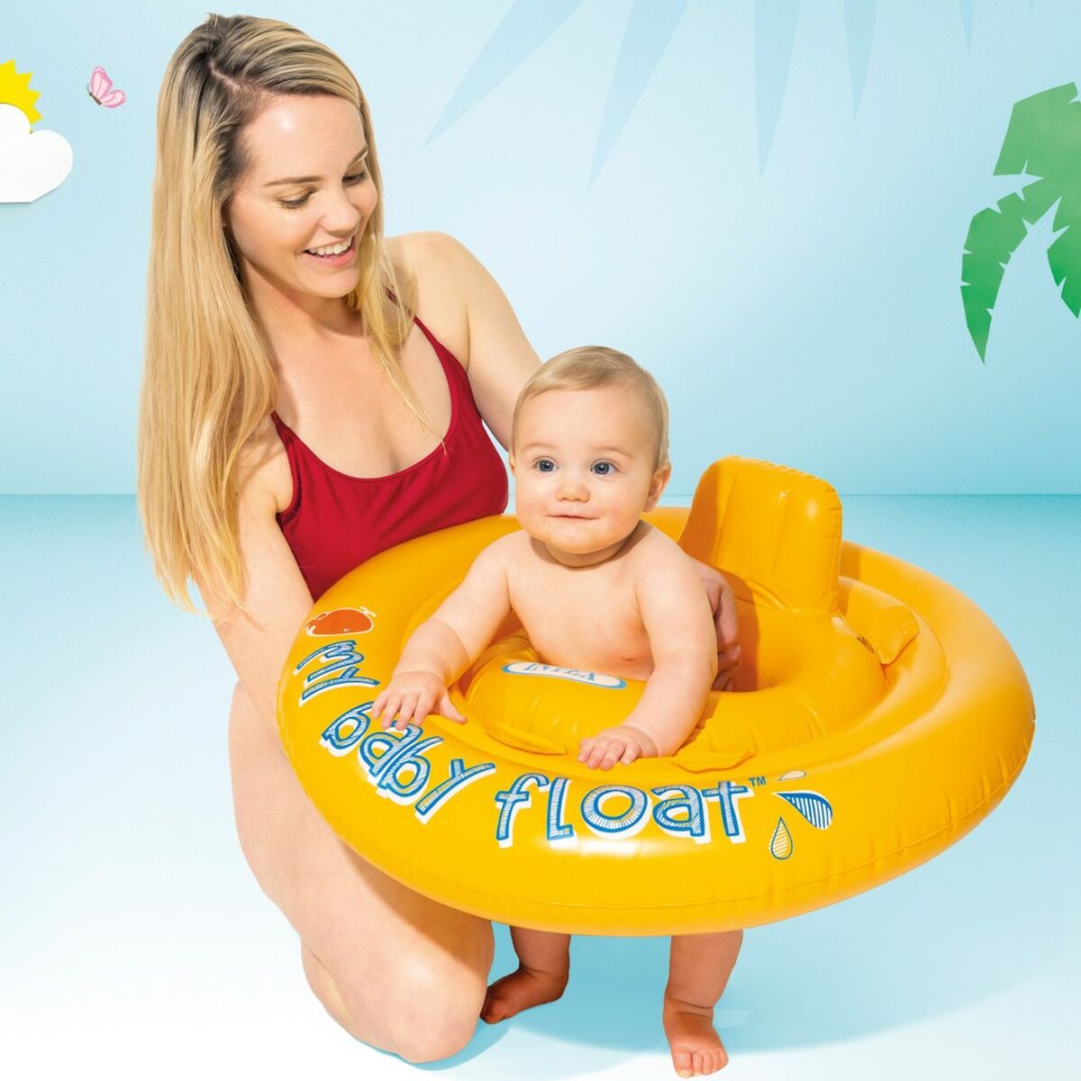 Детский поплавок Intex Жёлтый 70 x 25 x 70 cm (12 штук)-4