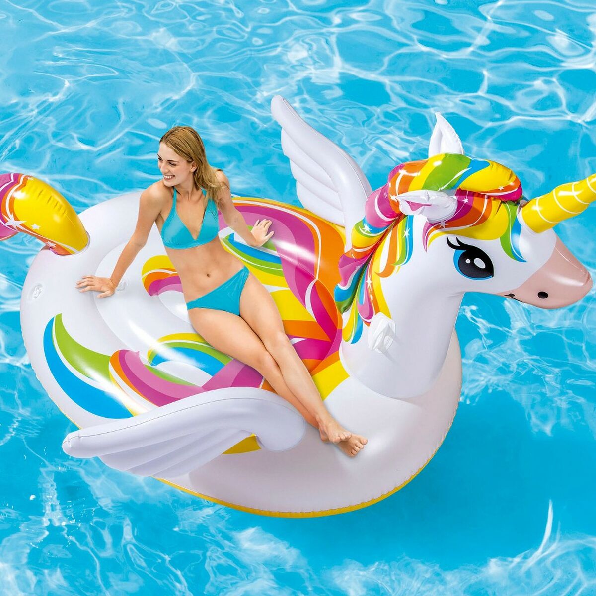 Надувной остров Intex Единорог 163 x 251 x 145 cm (2 штук)-3