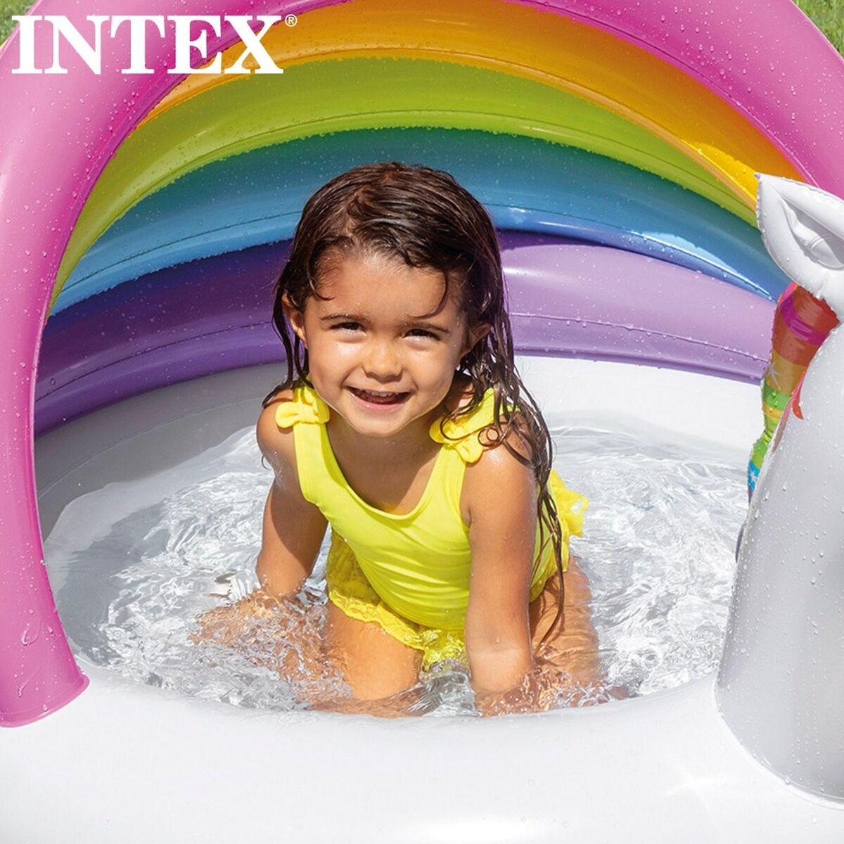Детские надувное кресло Intex Единорог Тент 45 L 102 x 69 x 127 cm (6 штук)-4