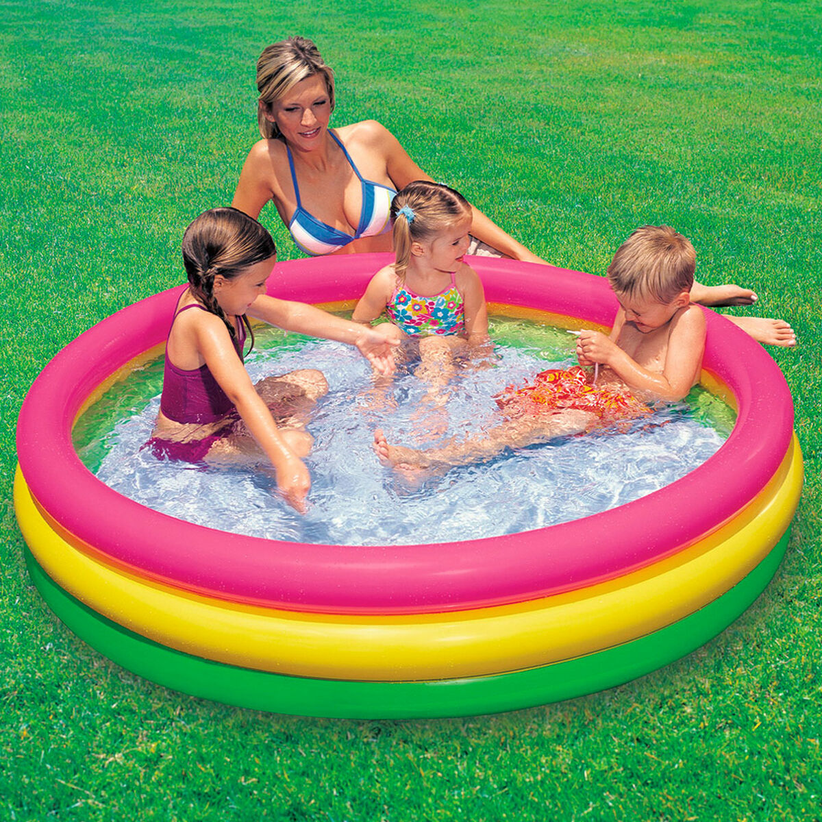 Детские надувное кресло Intex Sunset Обруч 131 L 114 x 25 x 114 cm (6 штук)-3