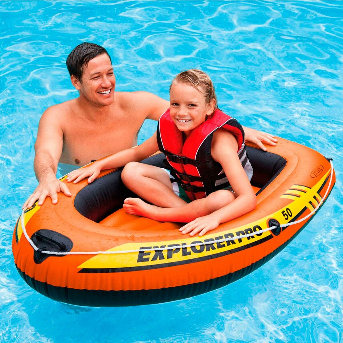 Надувная лодка Intex Explorer Pro 50 4 штук 137 x 23 x 85 cm-4