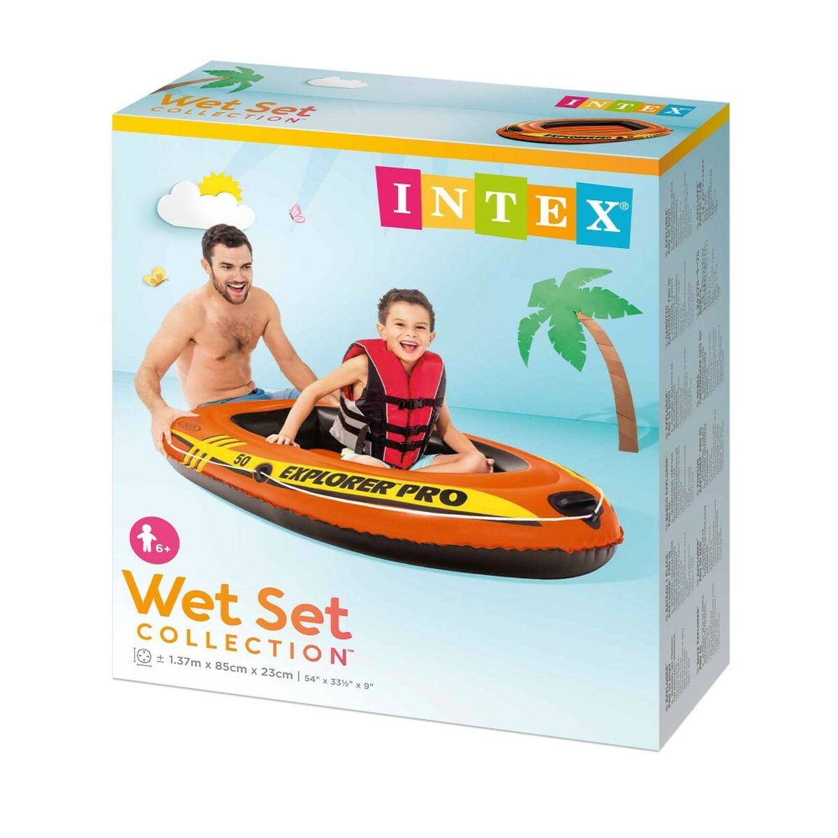 Надувная лодка Intex Explorer Pro 50 4 штук 137 x 23 x 85 cm-5