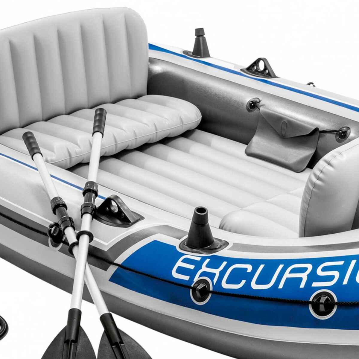 Надувная лодка Intex Excursion 4 Синий Белый 315 x 43 x 165 cm-3