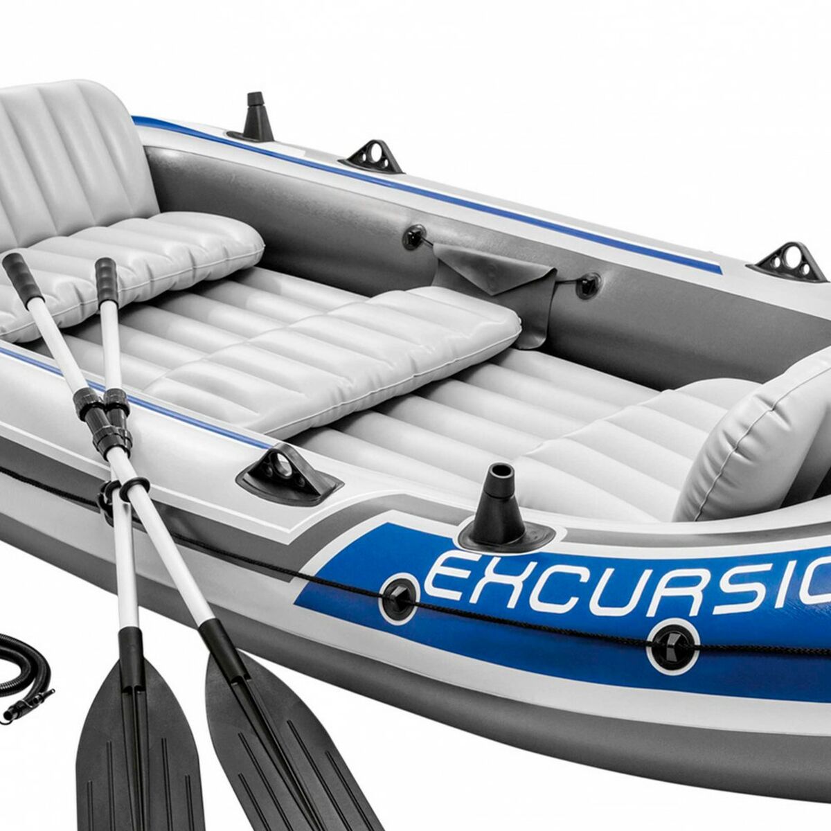 Надувная лодка Intex Excursion 5 Синий Белый 366 x 43 x 168 cm-3