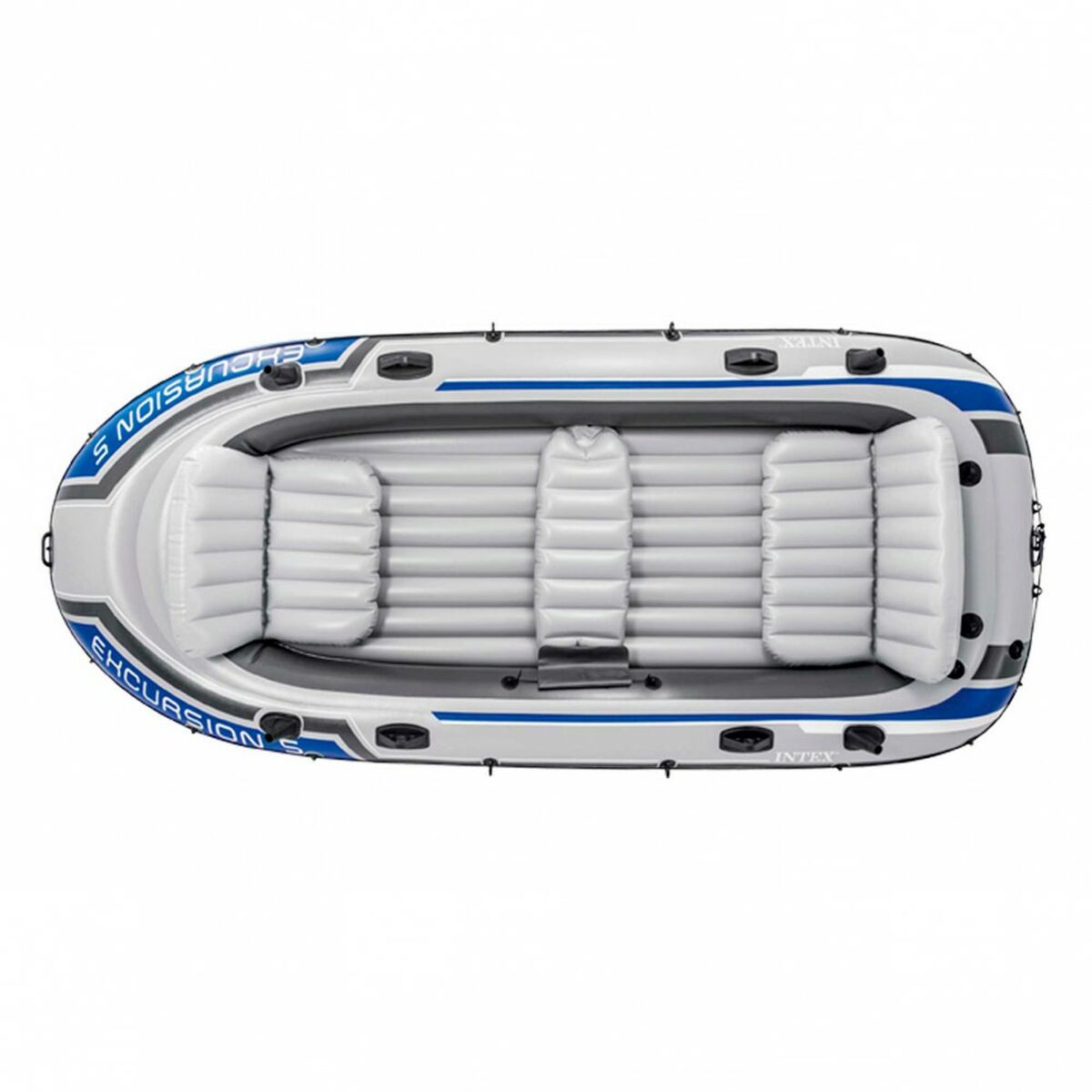 Надувная лодка Intex Excursion 5 Синий Белый 366 x 43 x 168 cm-6