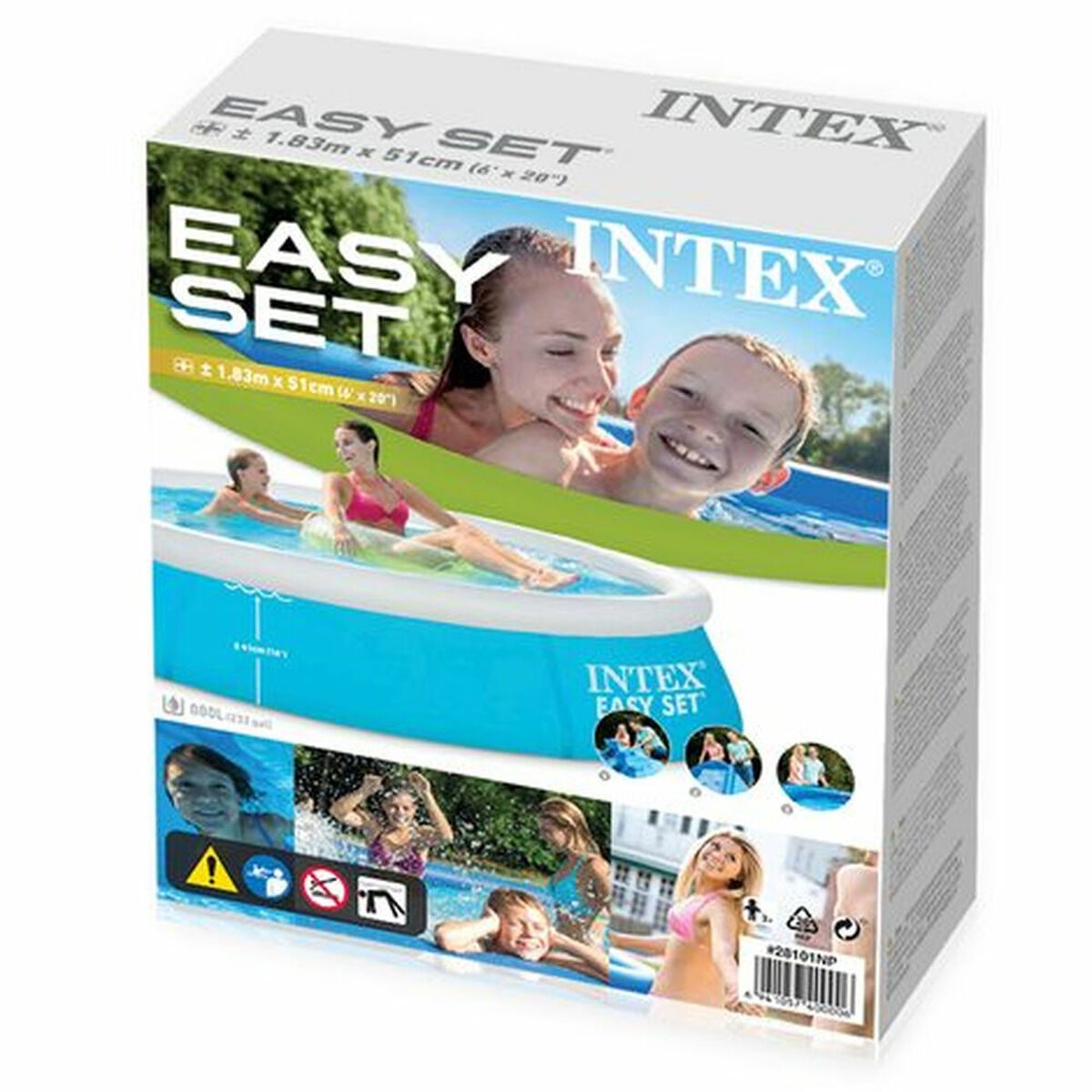 Надувной бассейн EASY SET Intex 28101NP 886 L 880 L 183 x 51 x 183 cm-2