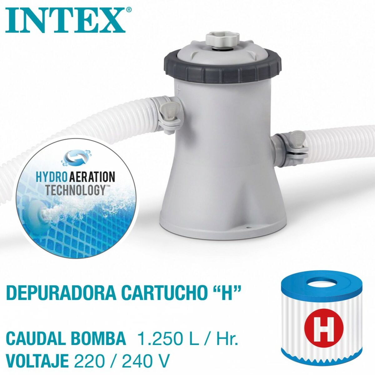 Бассейн Съемный Intex 28208NP 305 x 76 x 305 cm-4