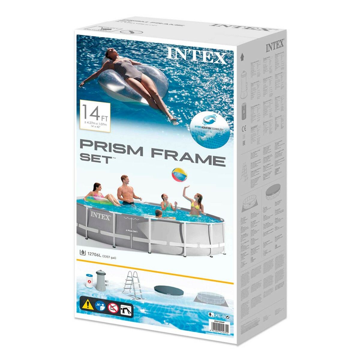 Бассейн Съемный Intex 26720 427 x 107 x 427 cm 12706 L-6