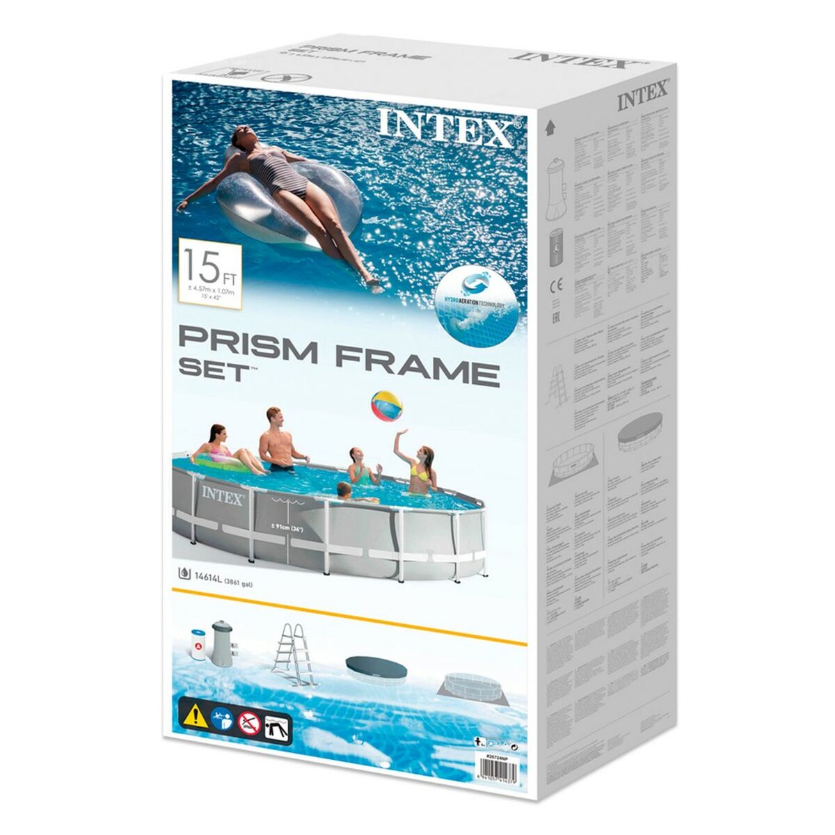 Бассейн Съемный Intex 457 x 107 x 457 cm-2