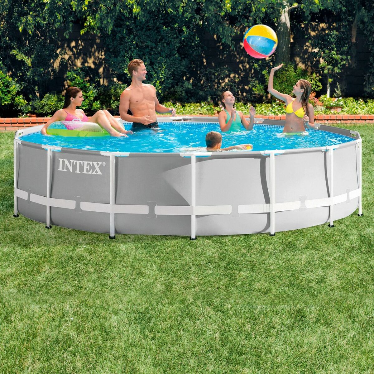 Бассейн Съемный Intex 457 x 107 x 457 cm-6