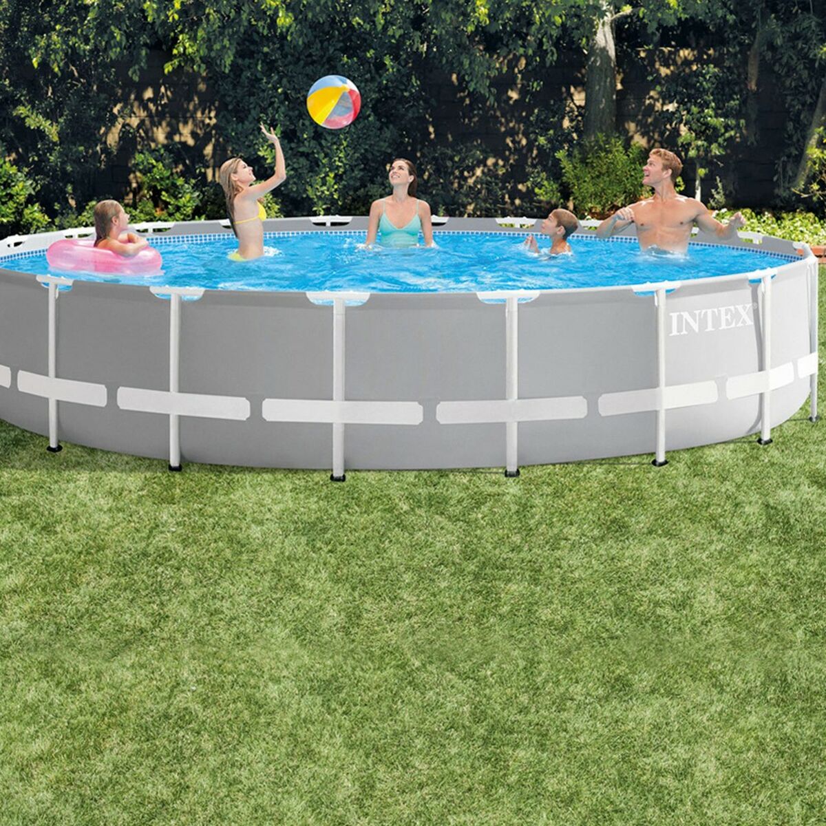 Бассейн Съемный Intex 26756NP 610 x 132 x 610 cm-6