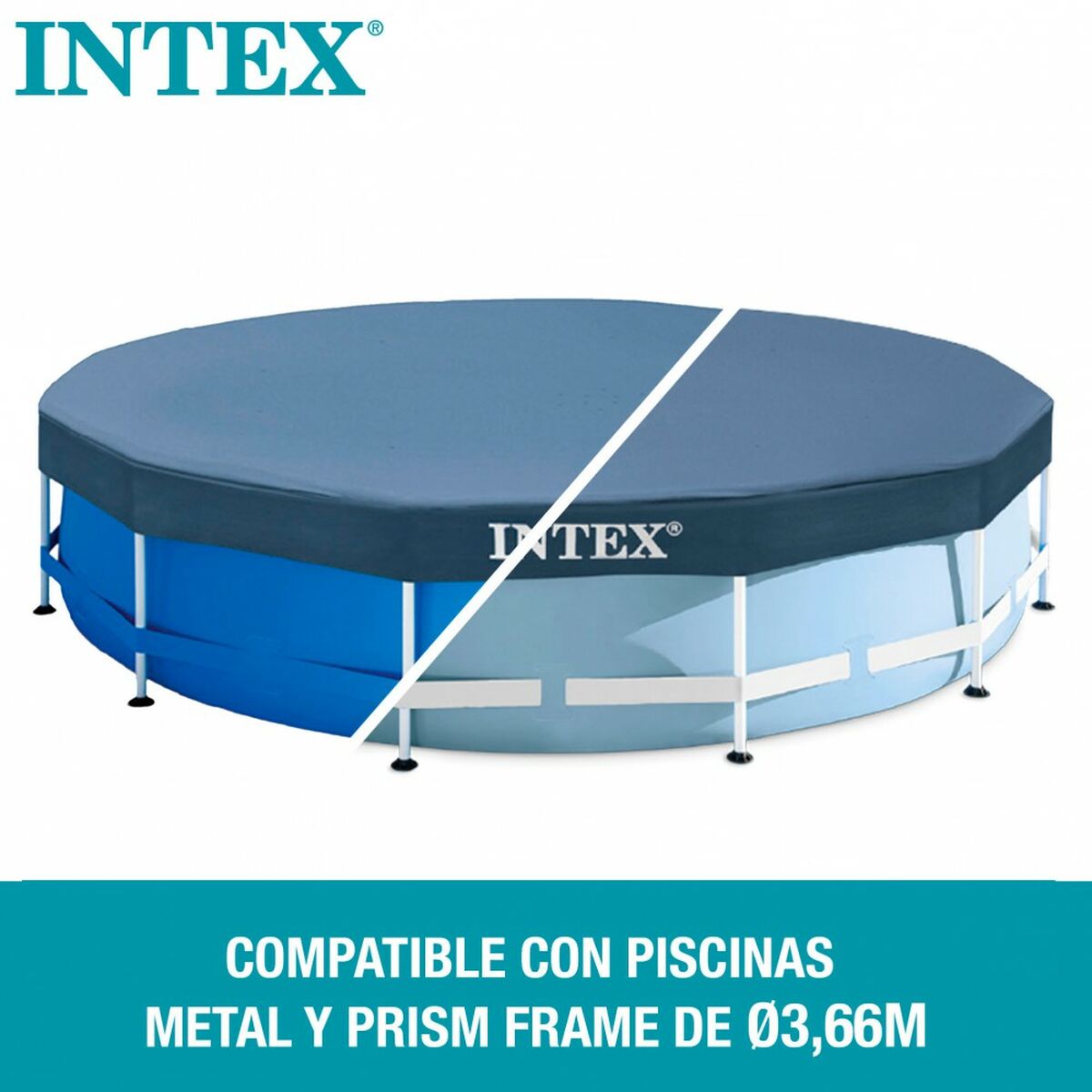 Покрытия для бассейнов Intex 28031 METAL FRAME 366 x 25 x 366 cm-4