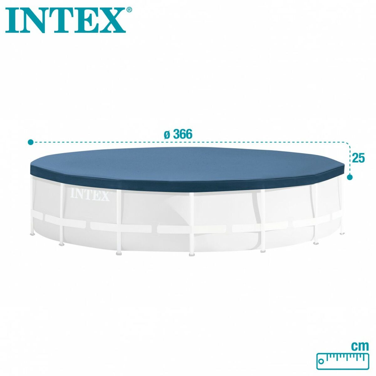 Покрытия для бассейнов Intex 28031 METAL FRAME 366 x 25 x 366 cm-7