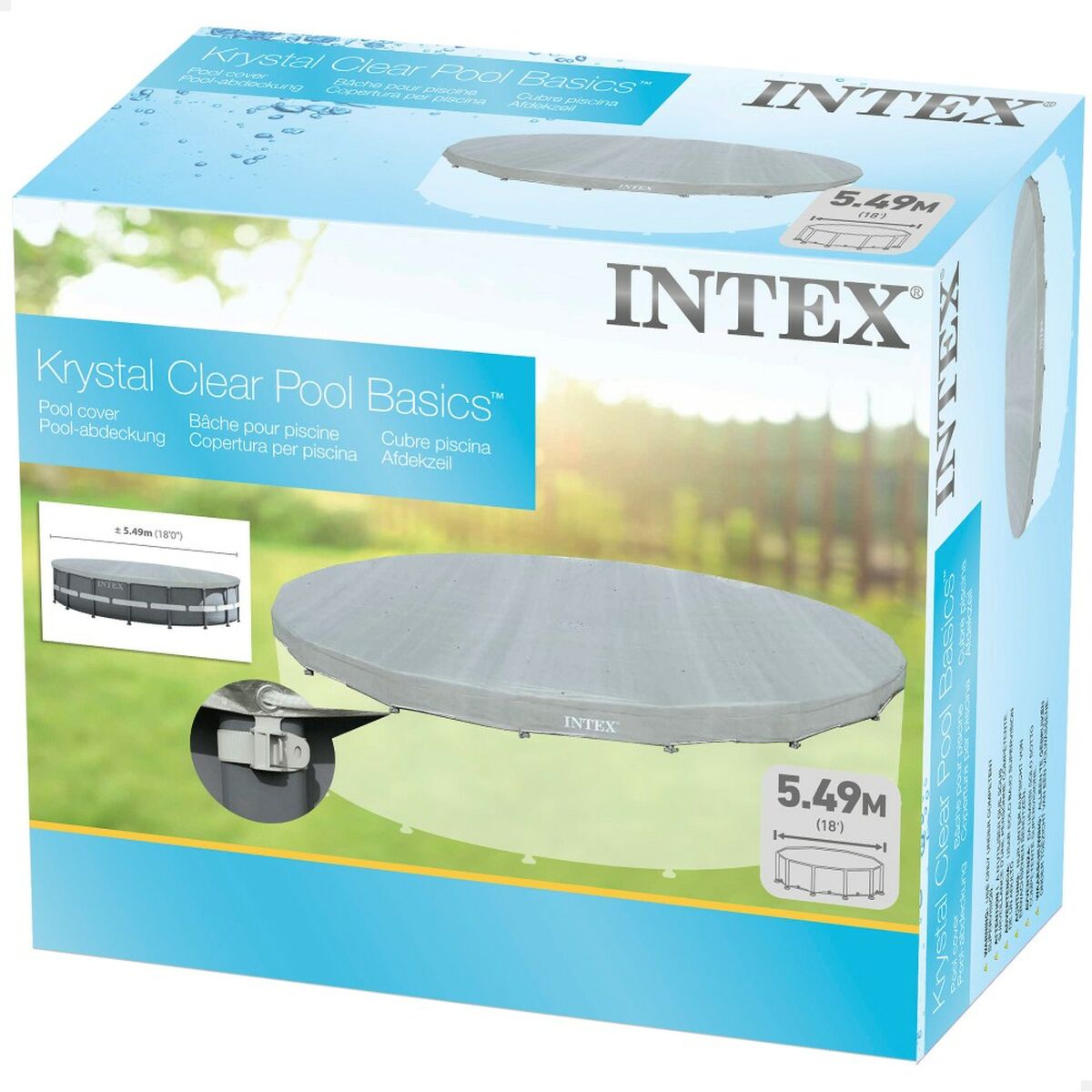Покрытия для бассейнов Intex 28041 ULTRA FRAME Ø 549 cm 549 x 25 x 549 cm-3