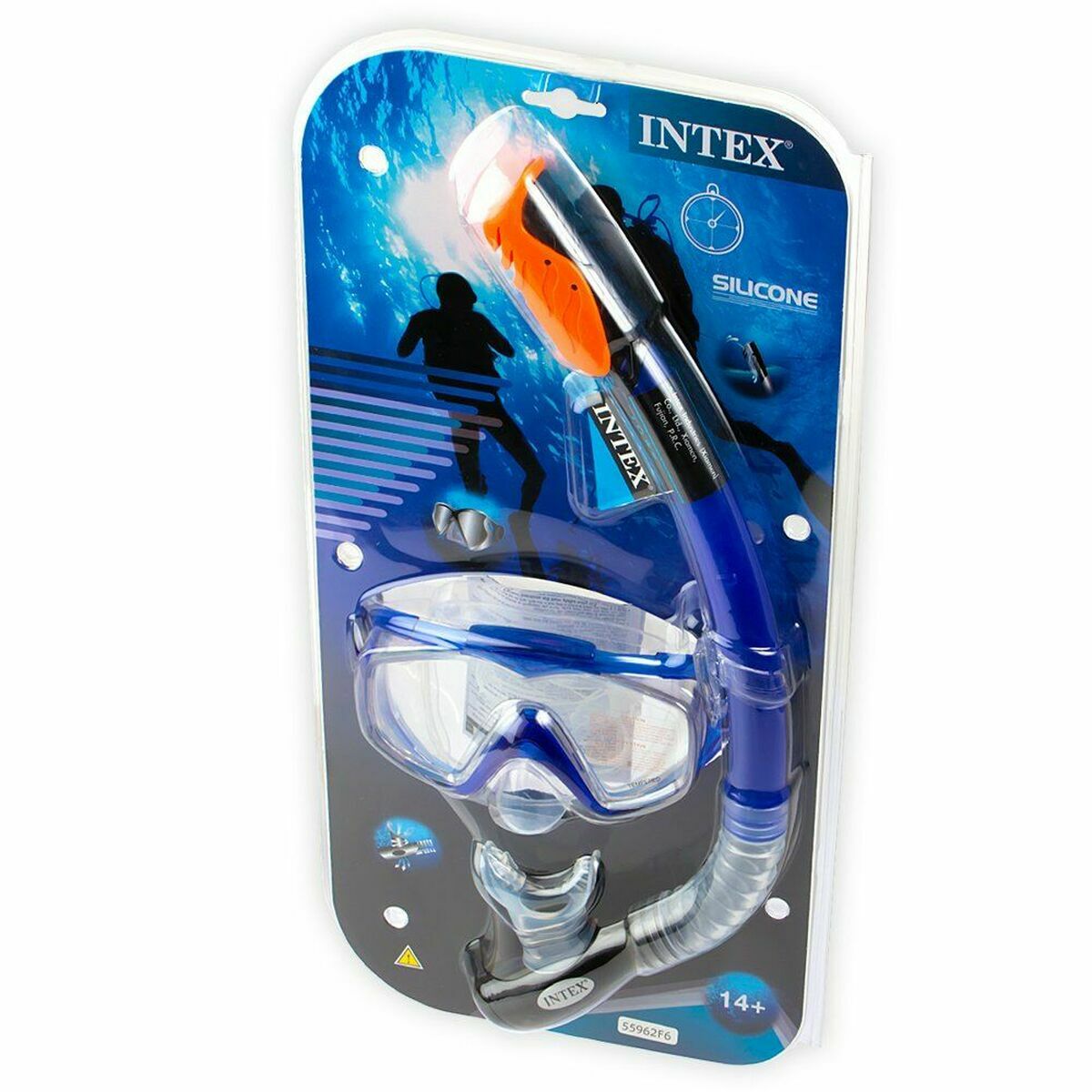 Очки для ныряния с трубкой Intex Aqua Pro Swim-2