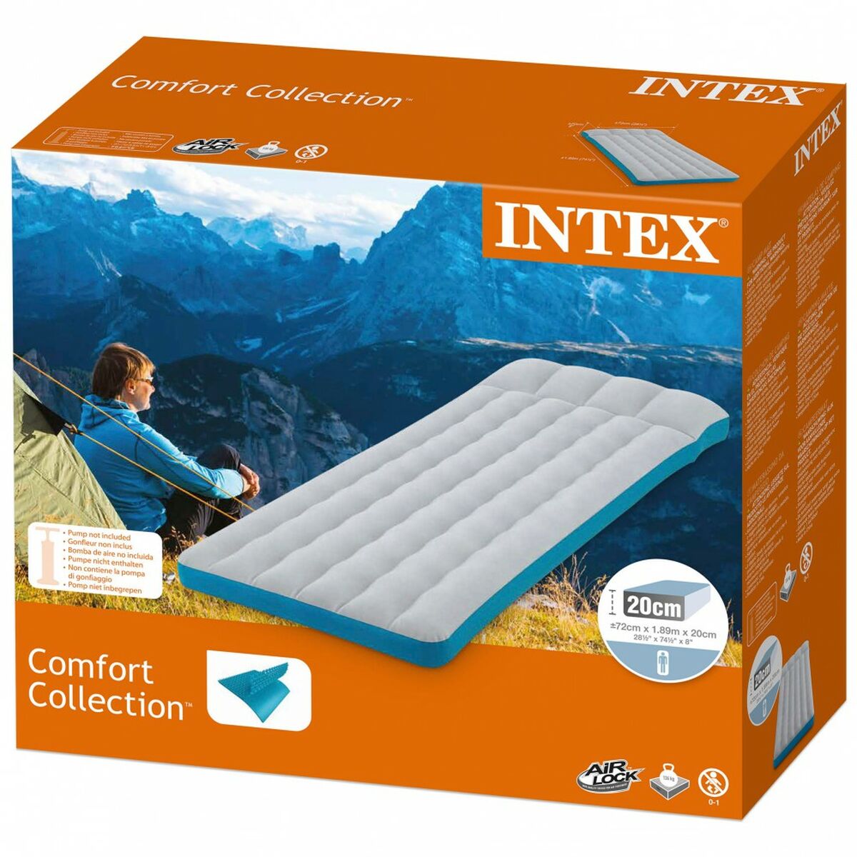 Надувной матрас   Intex         72 x 20 x 189 cm-3