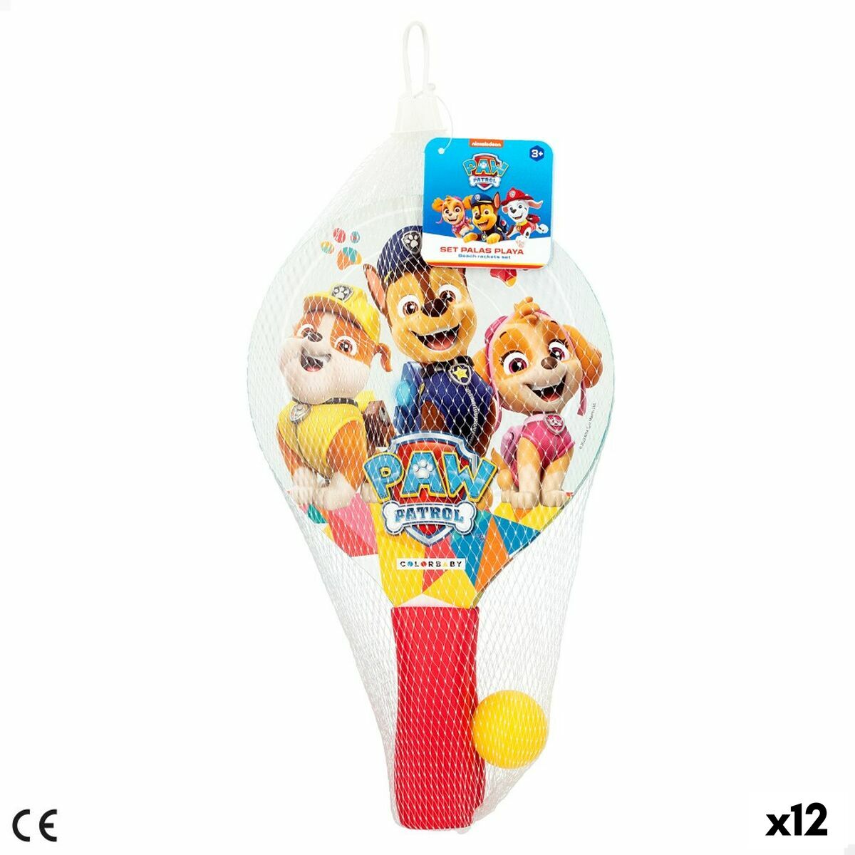 Пляжные лопатки The Paw Patrol Деревянный 18,5 x 31,5 x 0,5 cm (12 штук)-2