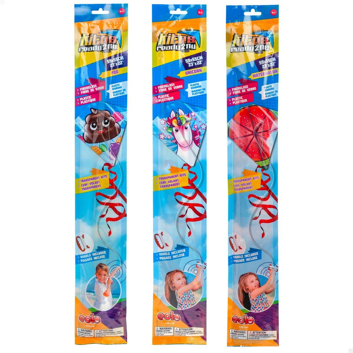 Комета Eolo Ready to fly Розовый фламинго 59 x 55 cm 24 штук-4