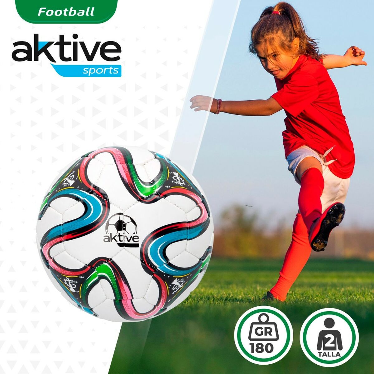 Футбольный мяч Aktive 2 Mini (24 штук)-2