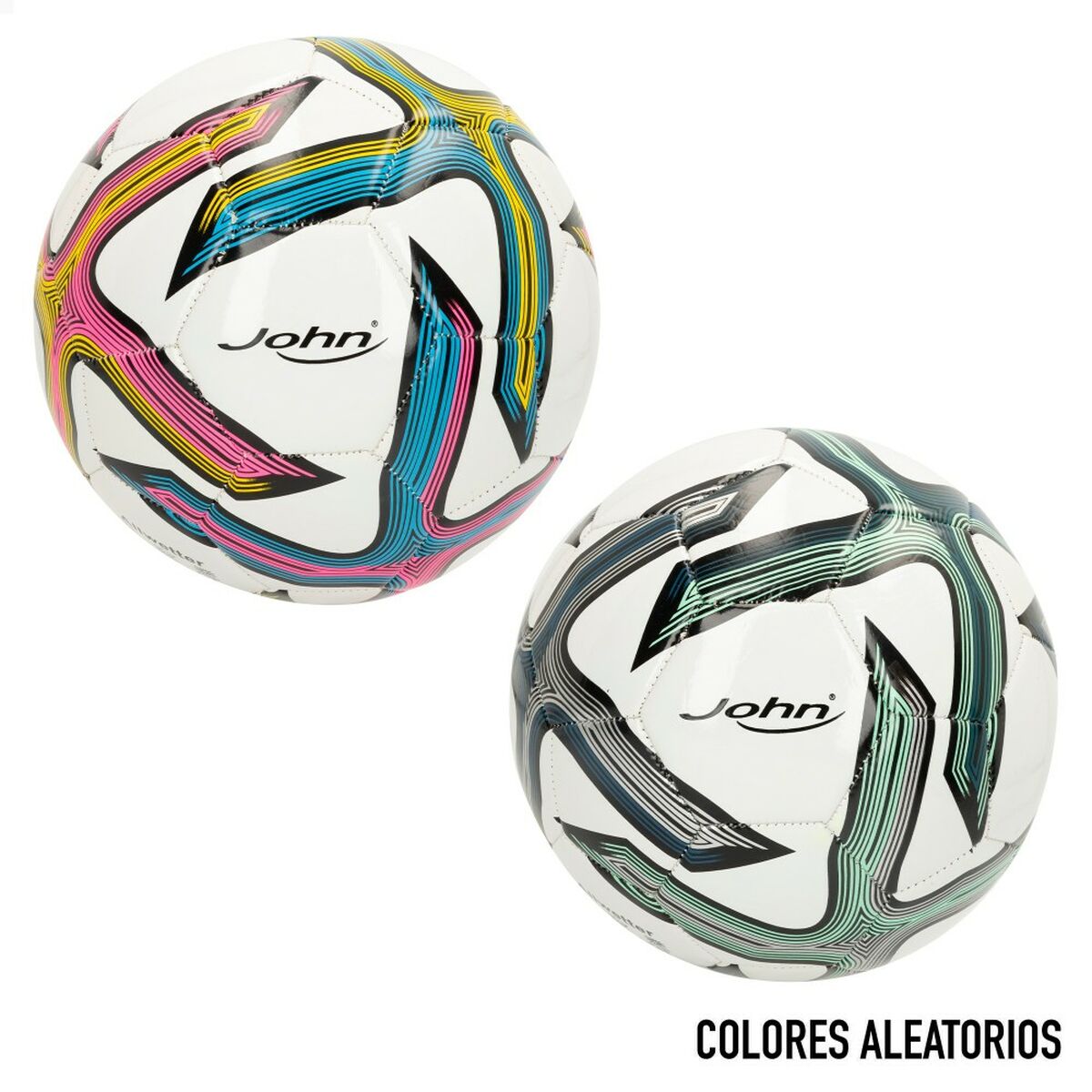 Футбольный мяч John Sports Classic 5 Ø 22 cm Кожзам (12 штук)-3