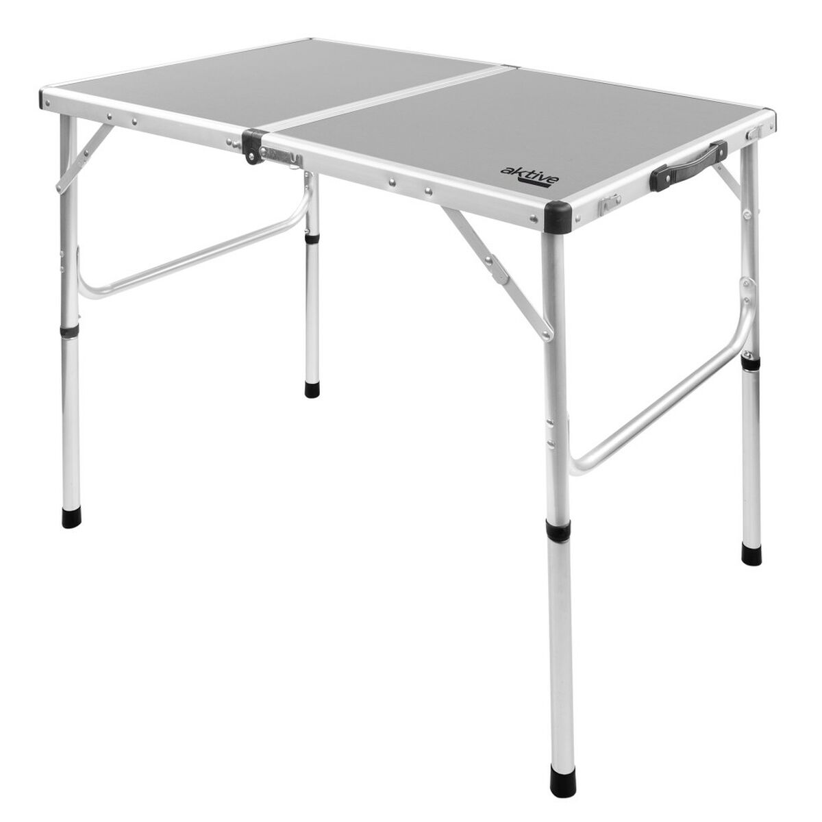 Складной стол Aktive Кемпинг Серый 90 x 70 x 60 cm (2 штук)-2