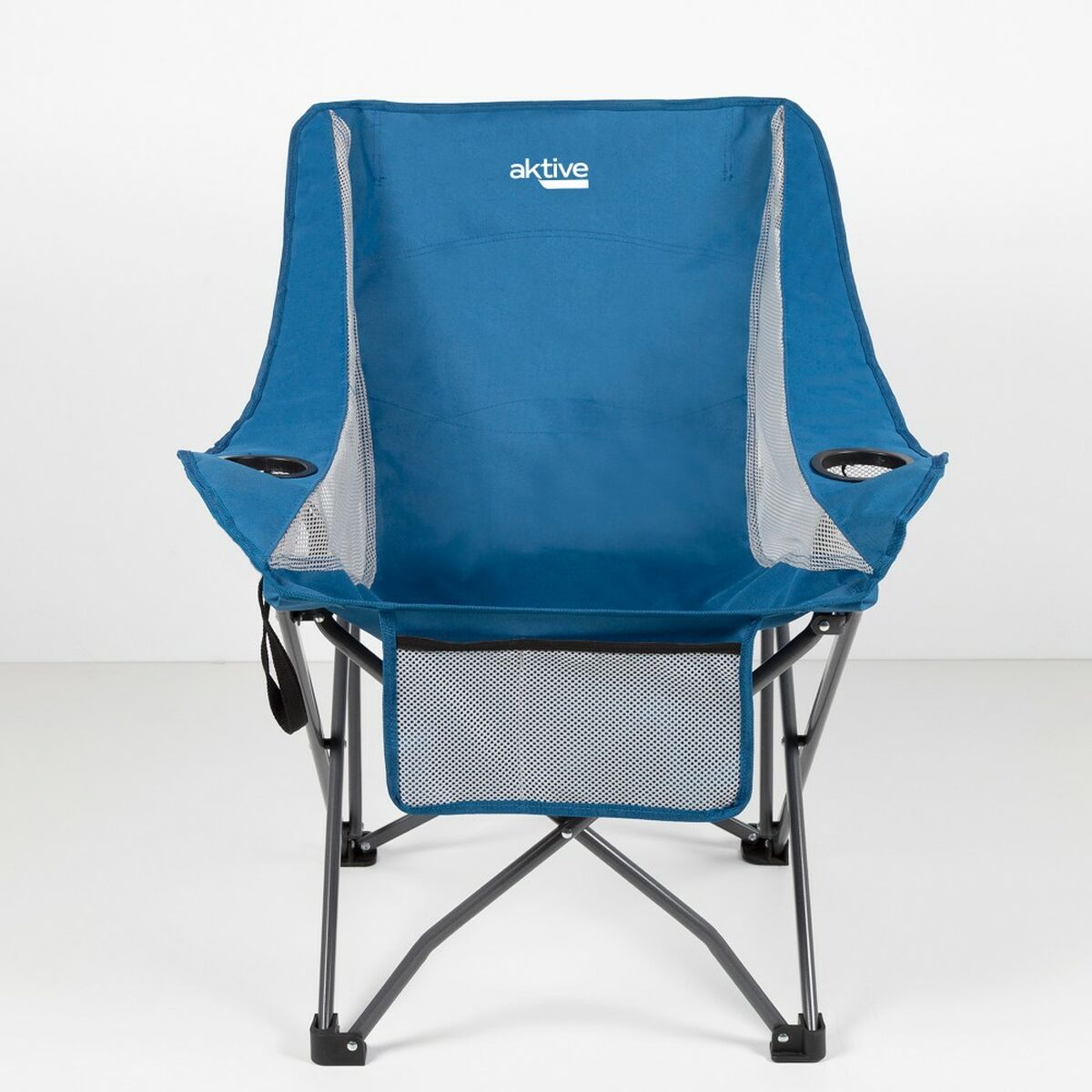 Складной стул для кемпинга Aktive Синий 48 x 86 x 50 cm (2 штук)-3