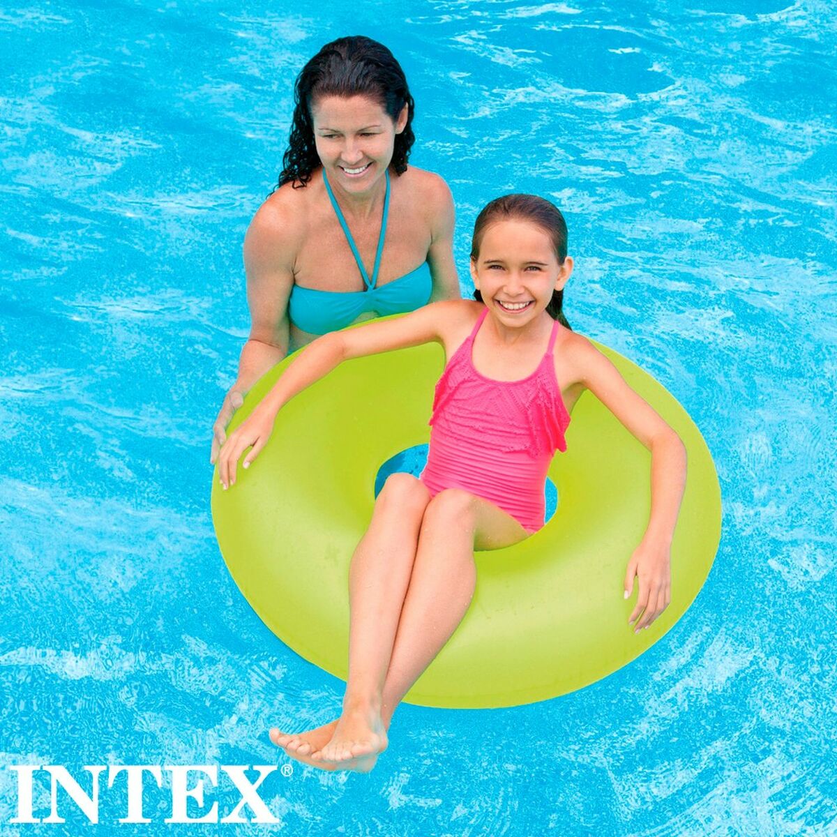 Надувной круг Пончик Intex Neon 91 x 91 cm (24 штук)-4