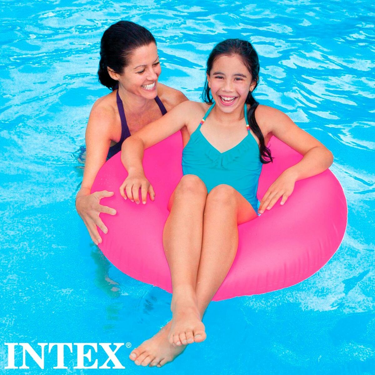 Надувной круг Пончик Intex Neon 91 x 91 cm (24 штук)-5