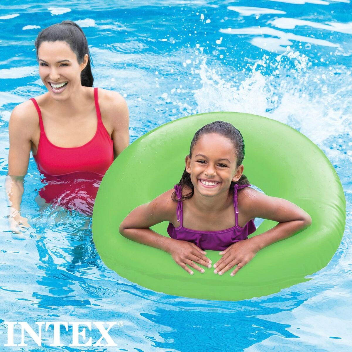 Надувной круг Пончик Intex Neon 91 x 91 cm (24 штук)-6