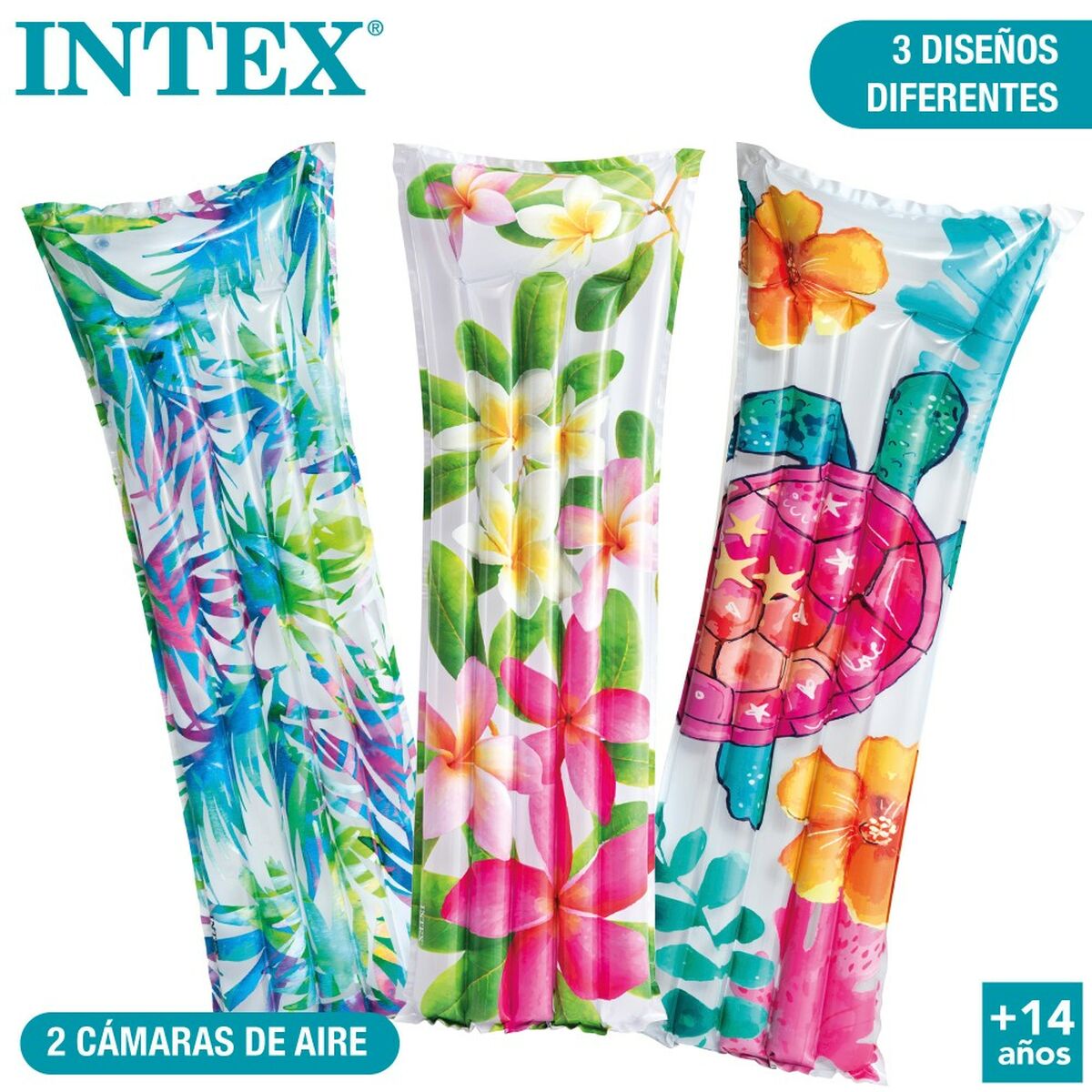 Надувной матрас Intex Тропический 183 x 14 x 69 cm (24 штук)-2