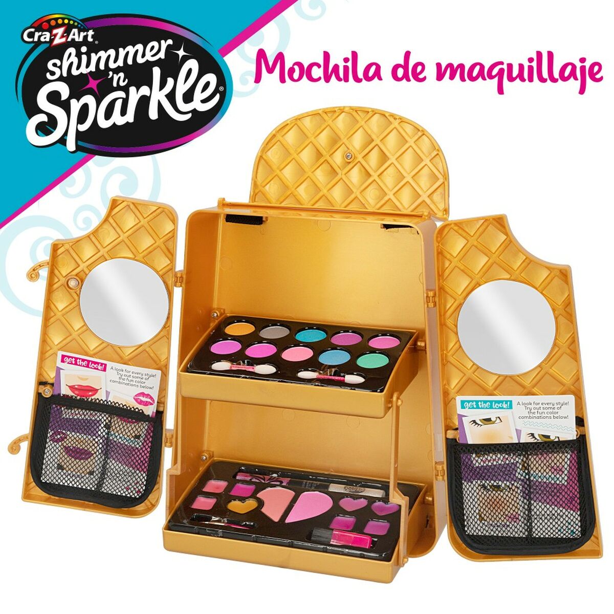 Детский набор для макияжа Cra-Z-Art Shimmer 'n Sparkle 20,5 x 23,5 x 6,5 cm 4 штук-4